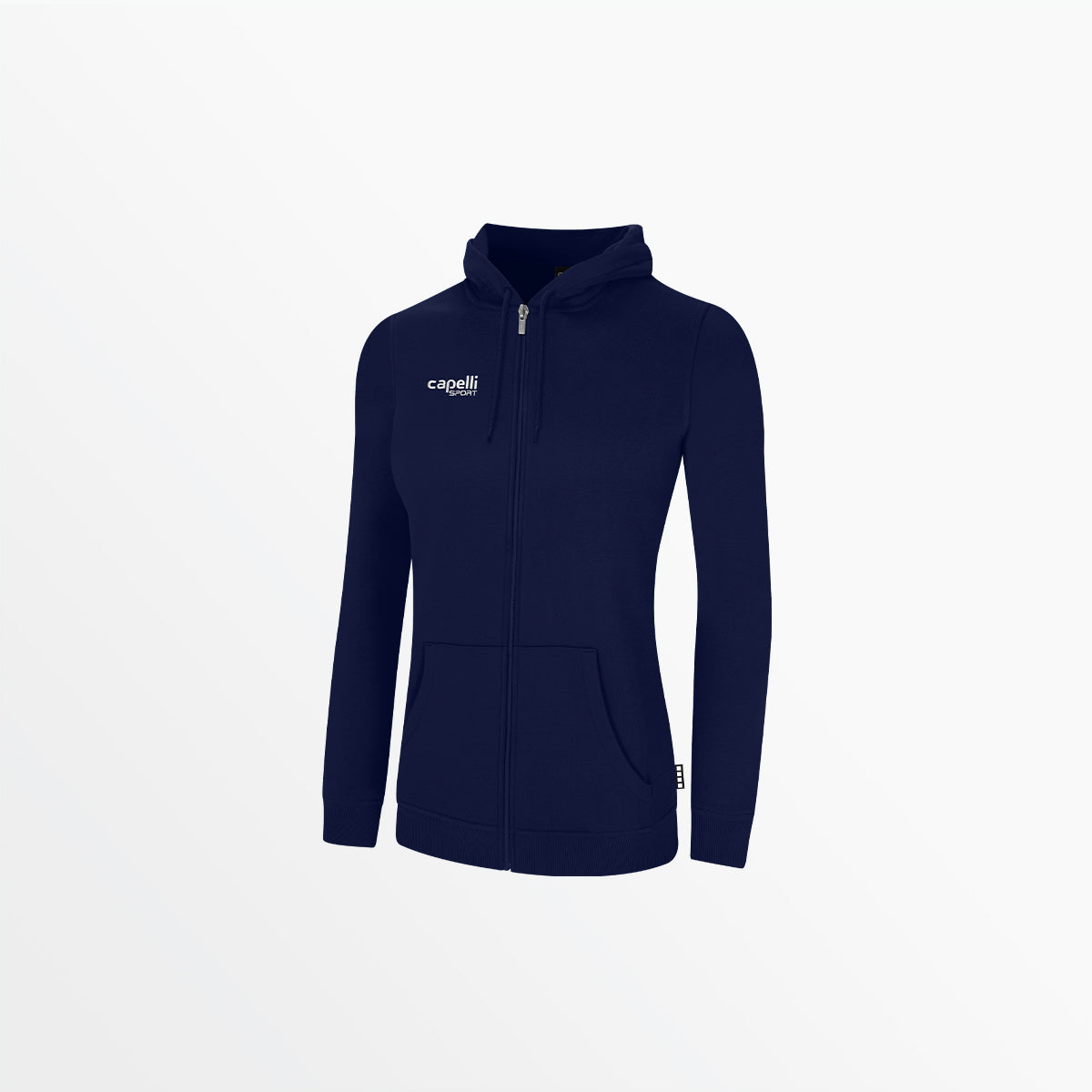 WOMEN'S BASIC FLEECE ZIP UP HOODIE