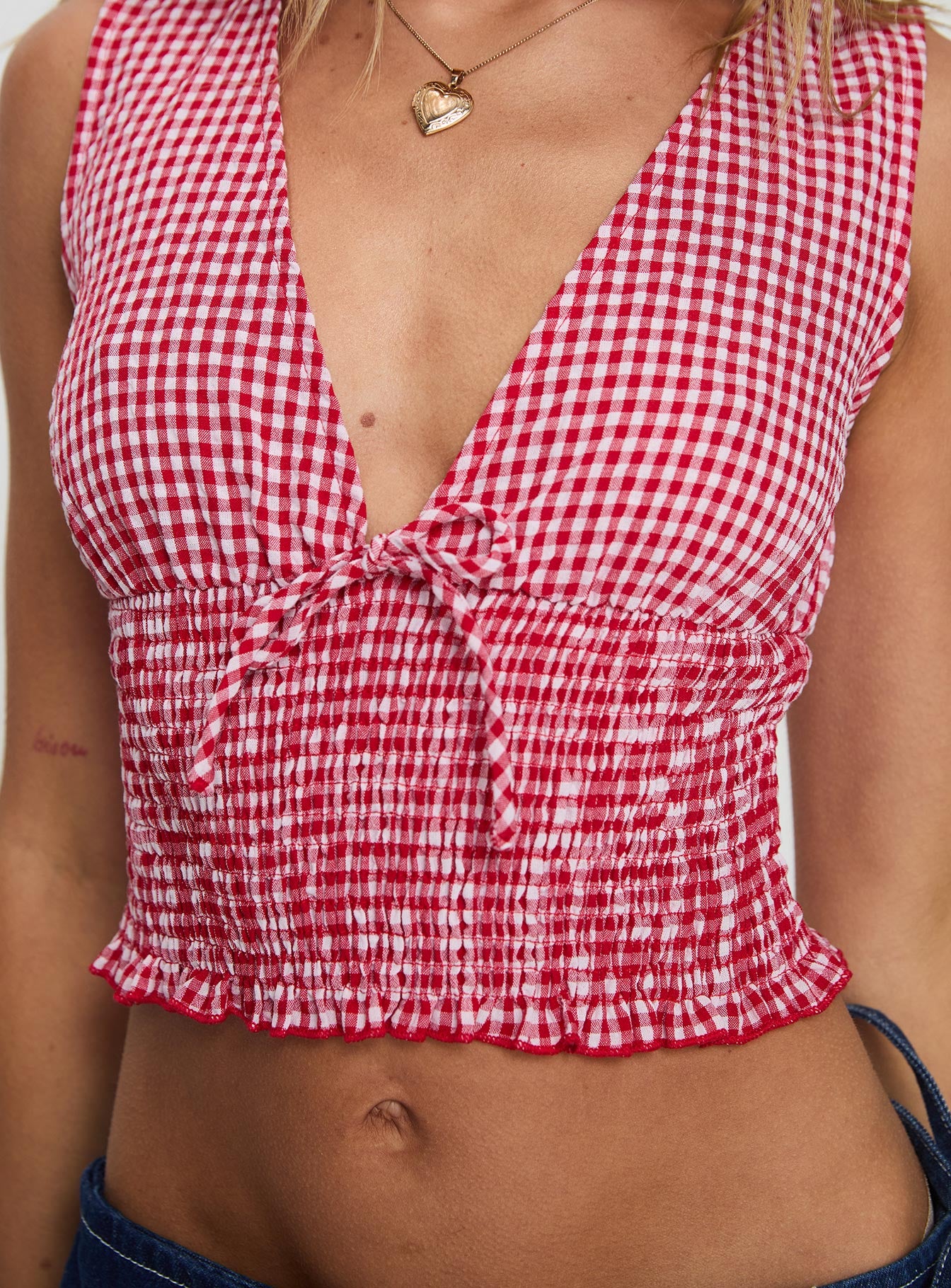 Mixing It Up Top Red / White、mySite、solidvoid