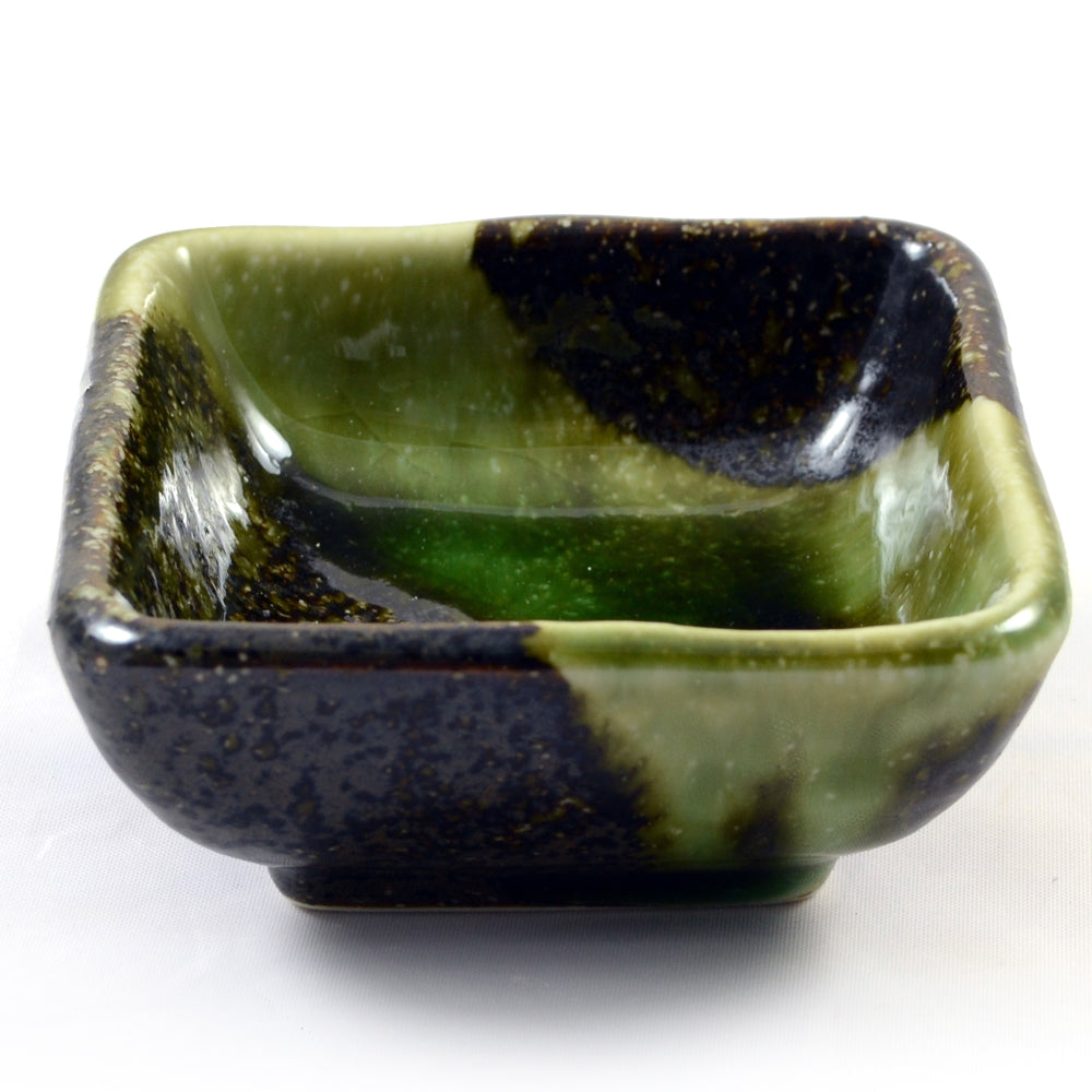 Iridescent Green Glazed Japanese Ceramic Dish、mySite、topwebapps