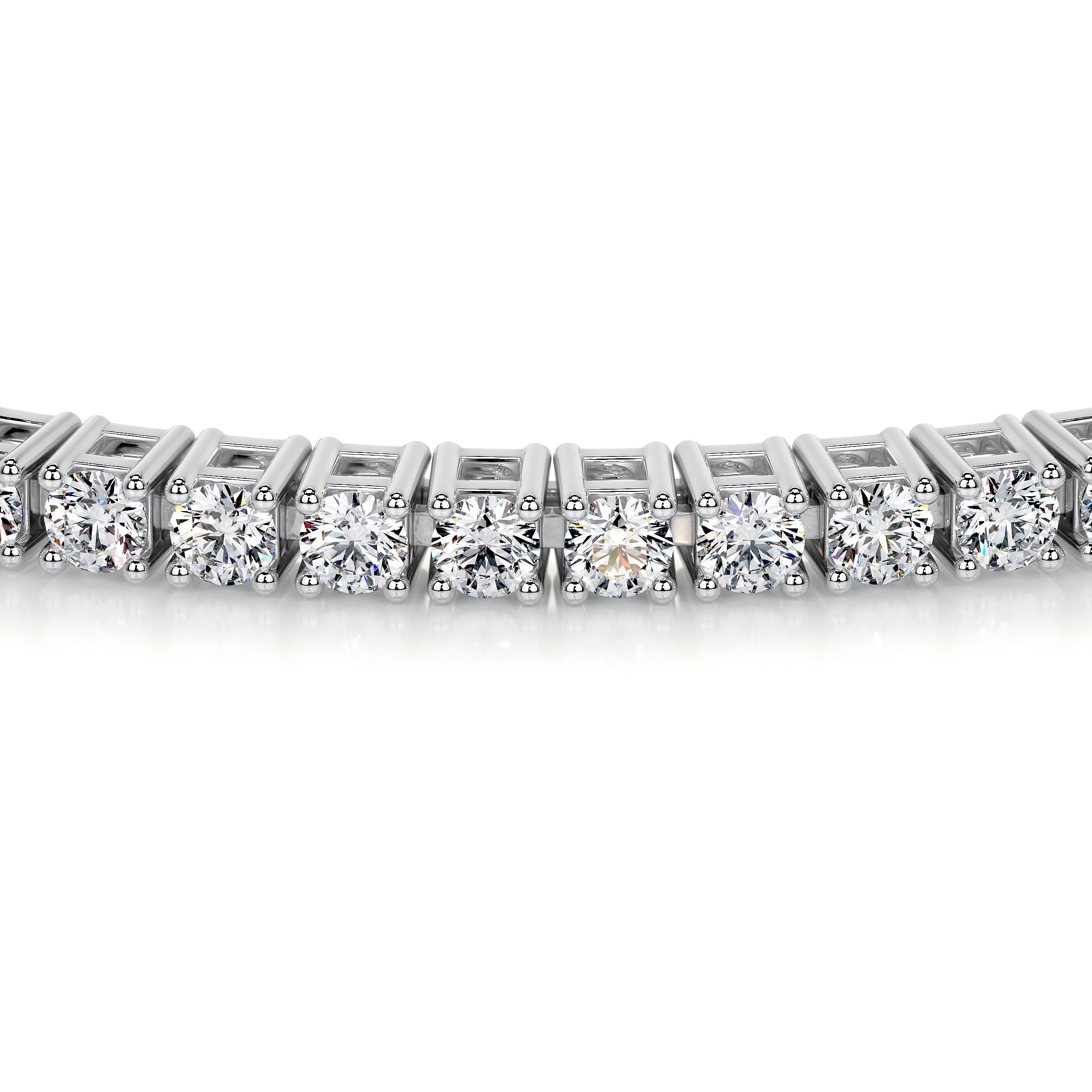 Sidney Tennis Lab Grown Diamonds Bracelet -18K White Gold、mySite、hinf8tx79