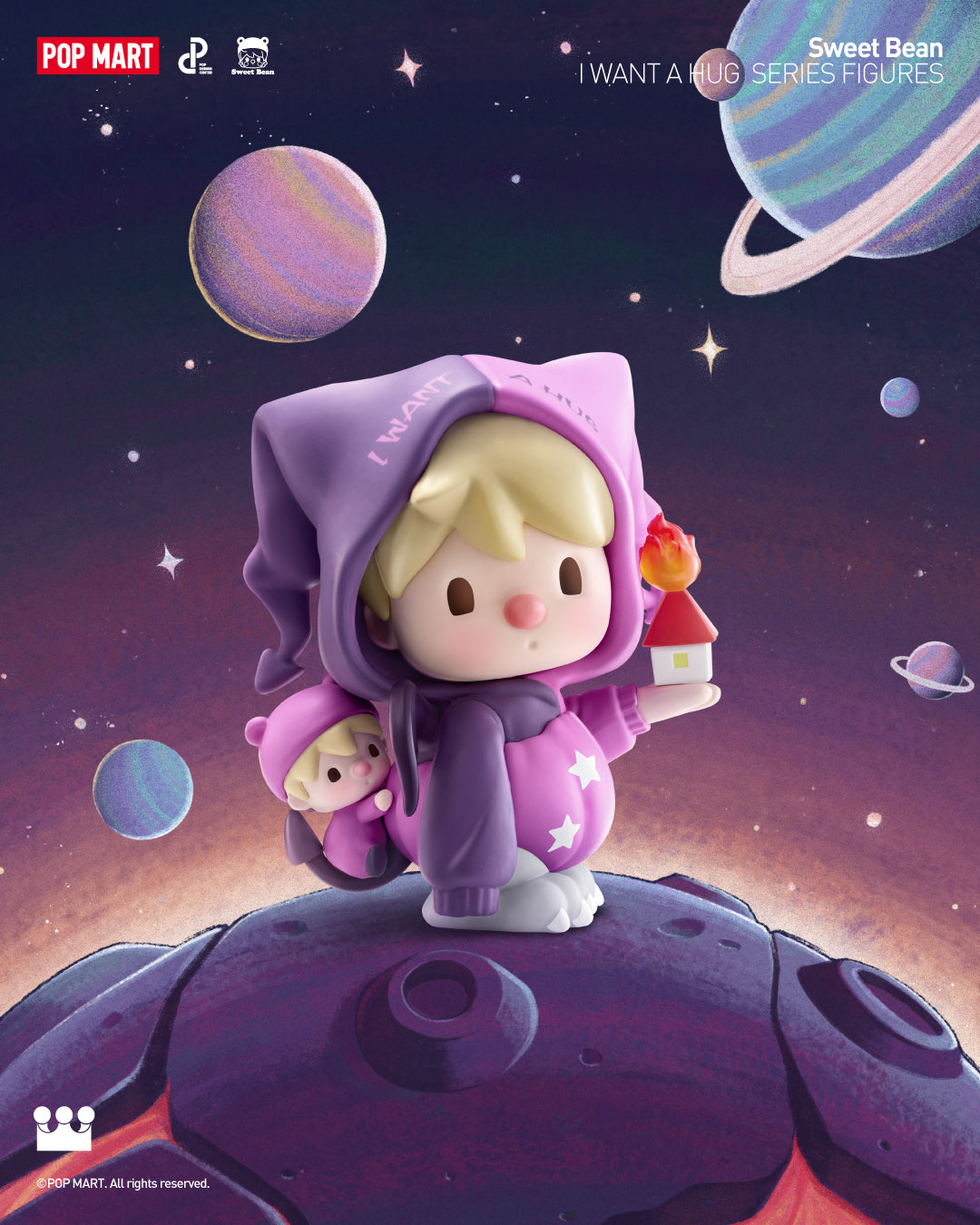 POP MART Sweet Bean I Want a Hug Series Figures、mySite、greenlandpopulation