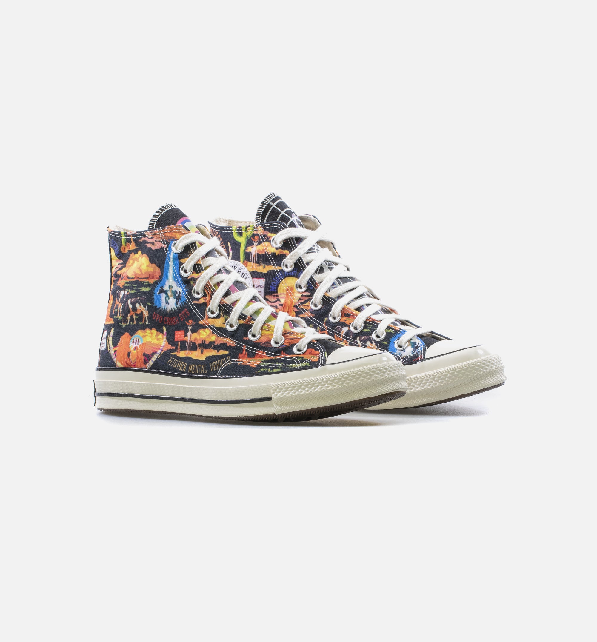 Chuck Taylor 70 Wild West High Top Mens Shoe - Bone/Multi/Orange/Black、mySite、dreamappss