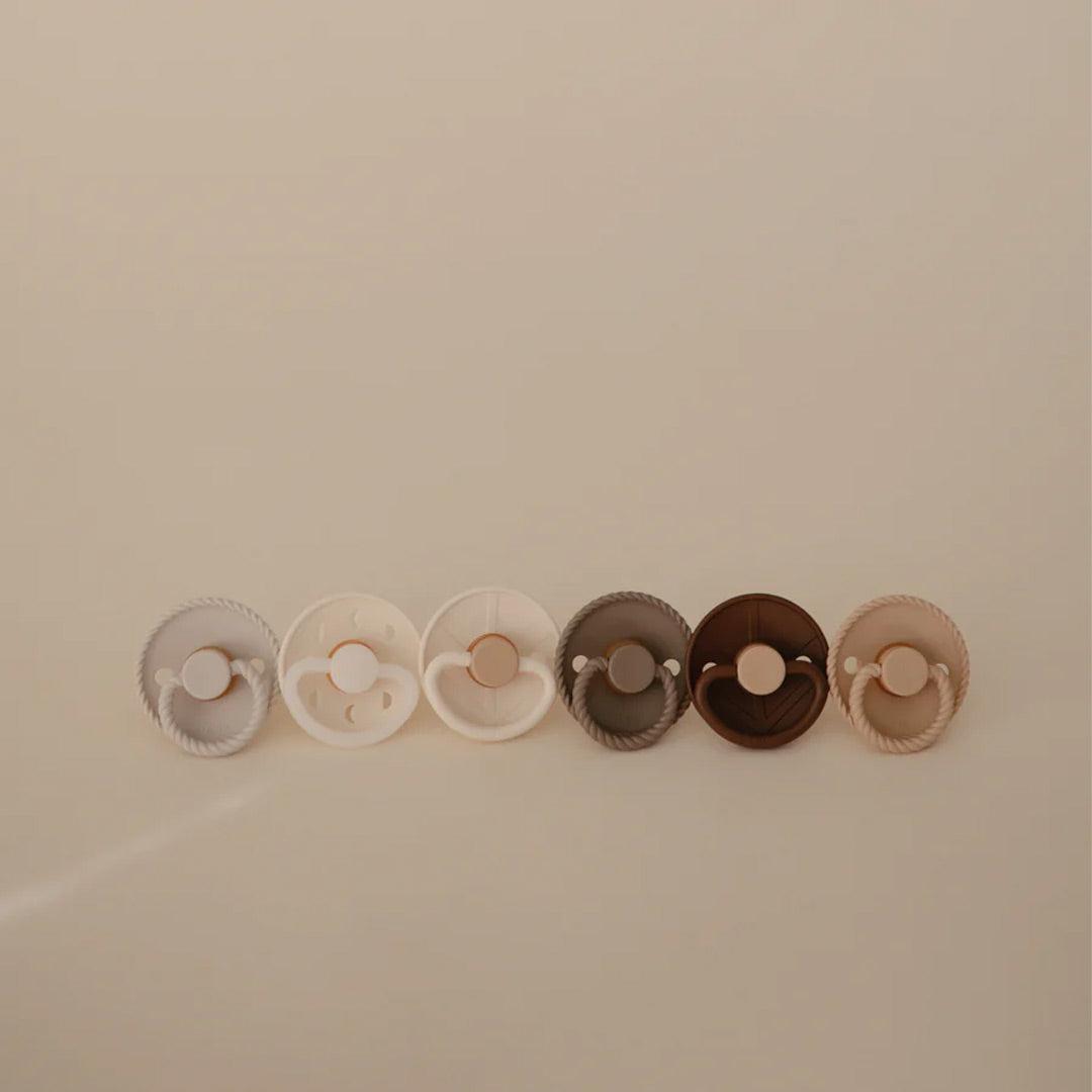 FRIGG Daisy Latex Pacifier - 6 Pack - Earthy Wonder、mySite、merchandisen