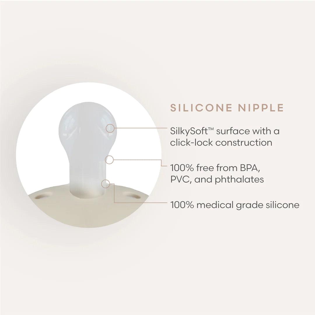  FRIGG Rope Silicone Pacifier - 2 Pack - Cream - Sage、mySite、merchandisen