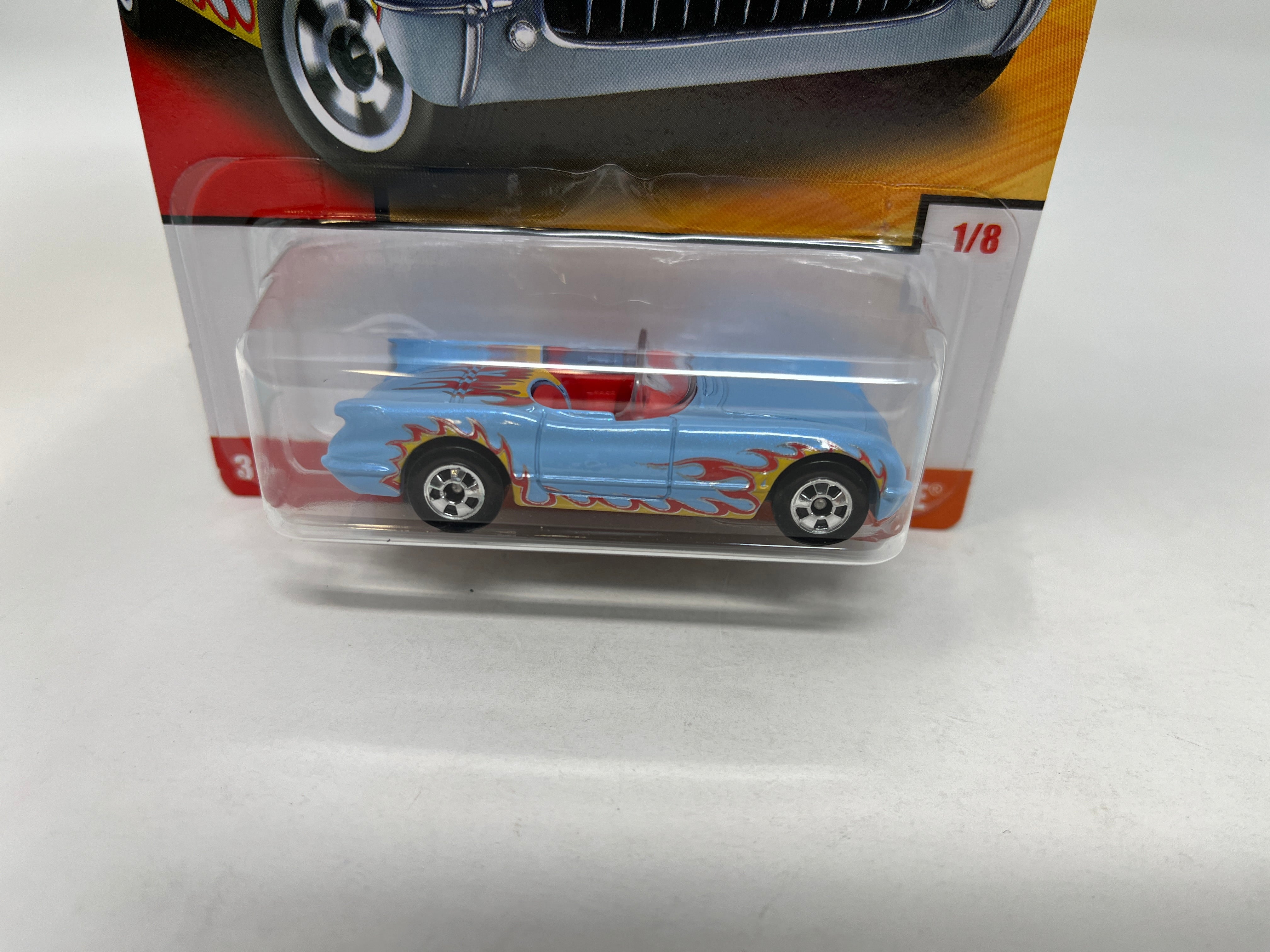 '55 Corvette * Hot Wheels Decades Throwback * Blue、mySite、hgirdovlk