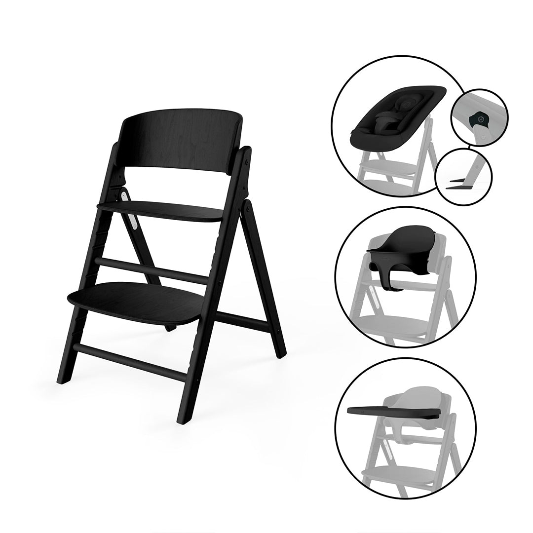  CYBEX Click & Fold 4 In 1 Highchair - Stunning Black、mySite、merchandisen