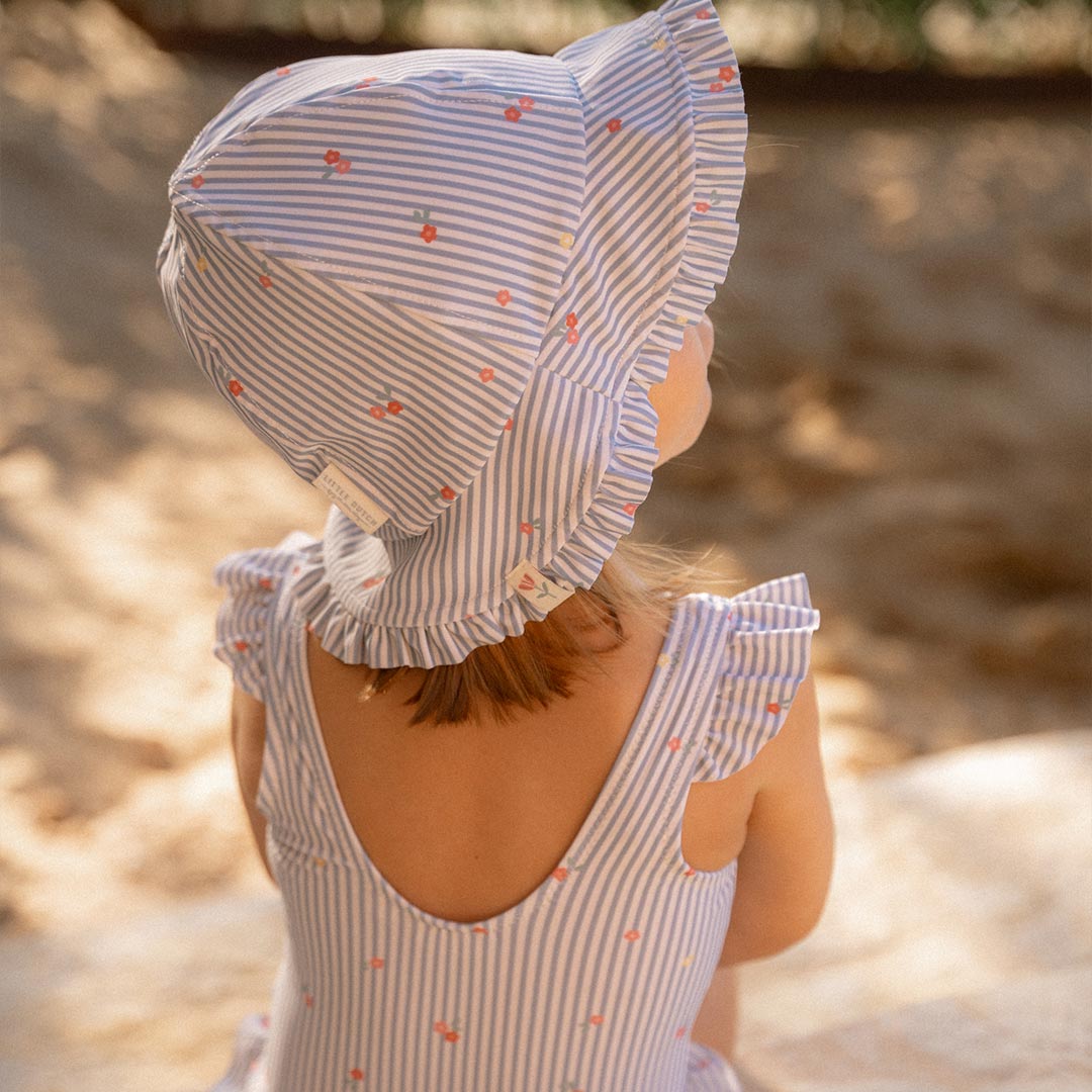  Little Dutch Reversible Hat - Sunny Flowers Blue、mySite、merchandisen