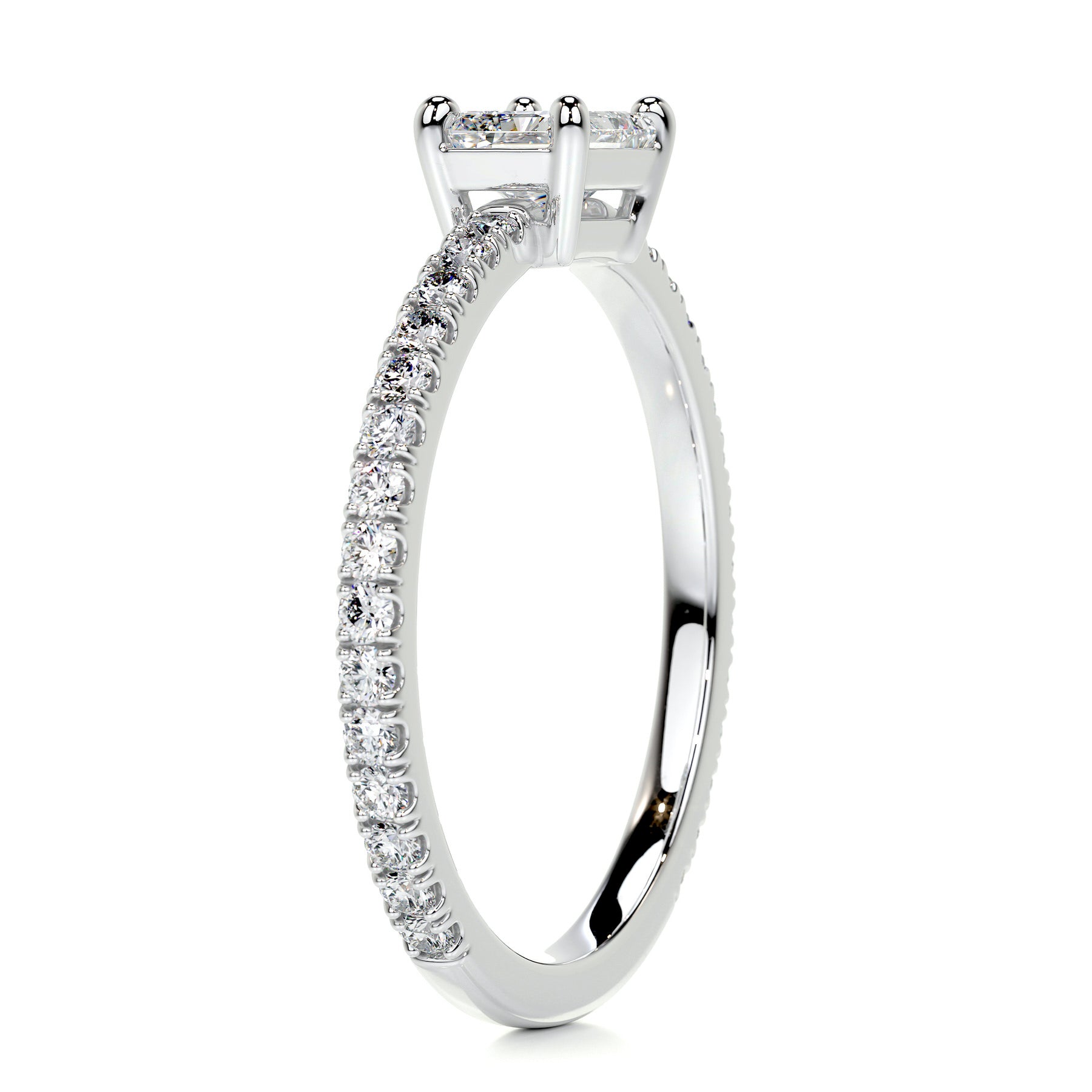 Chloe Radiant Stacking Ring (0.75 Carat) - Platinum、mySite、hinf8tx79
