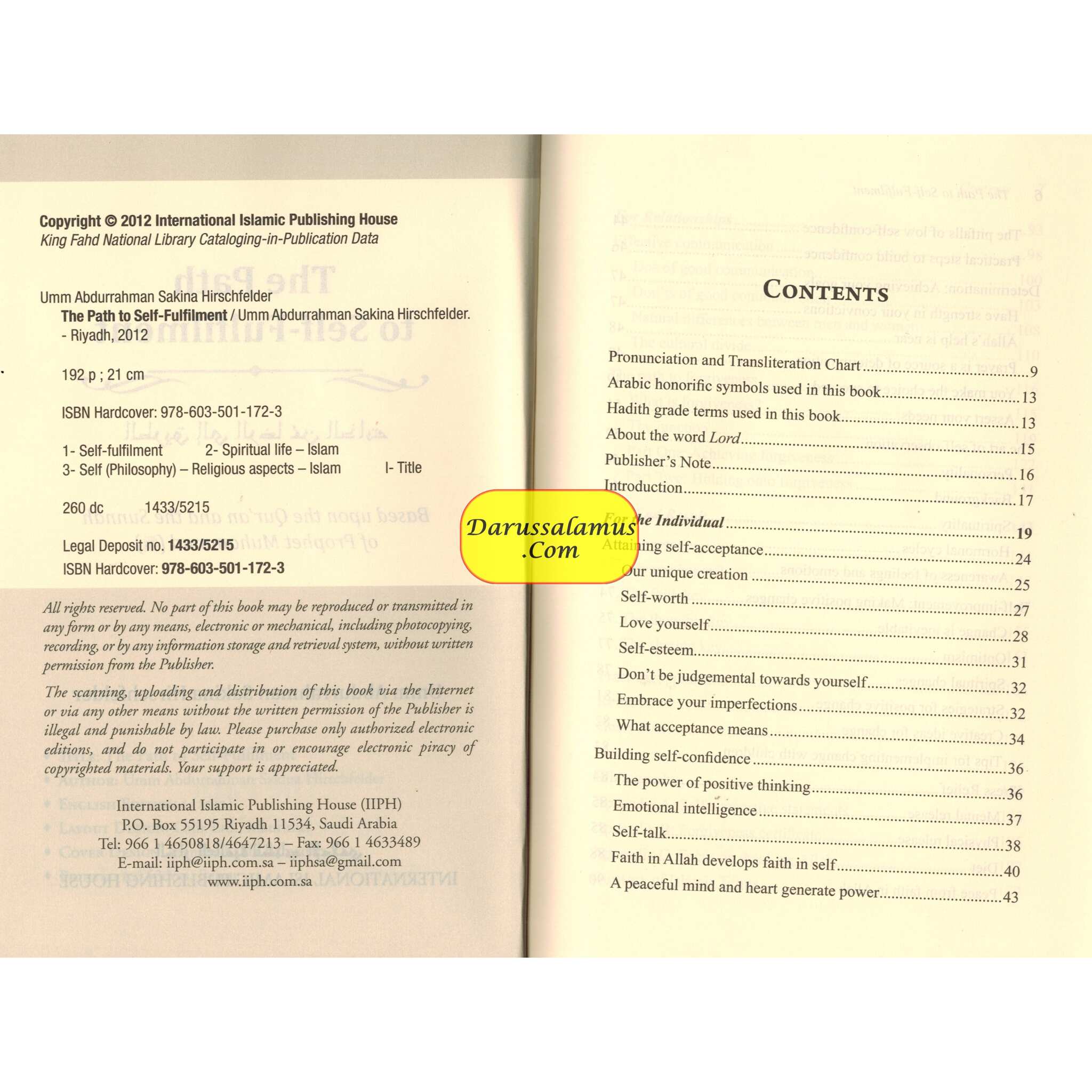 The Path to Self-Fulfilment By Umm Abdurrahman Sakina Hirschfelder、mySite、topwebapps