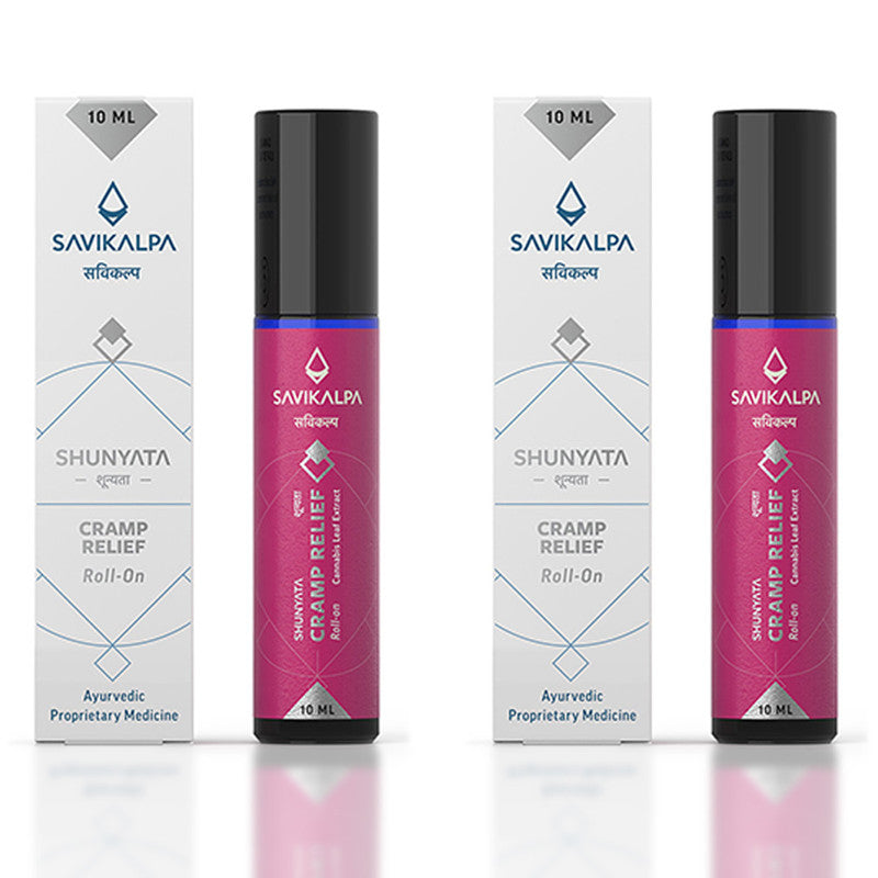 Cramp & Pain Relief Roll-On | 10 ml | Analgesic & Anti-Spasmodic Topical | Pack of 2、mySite、camillekostekn