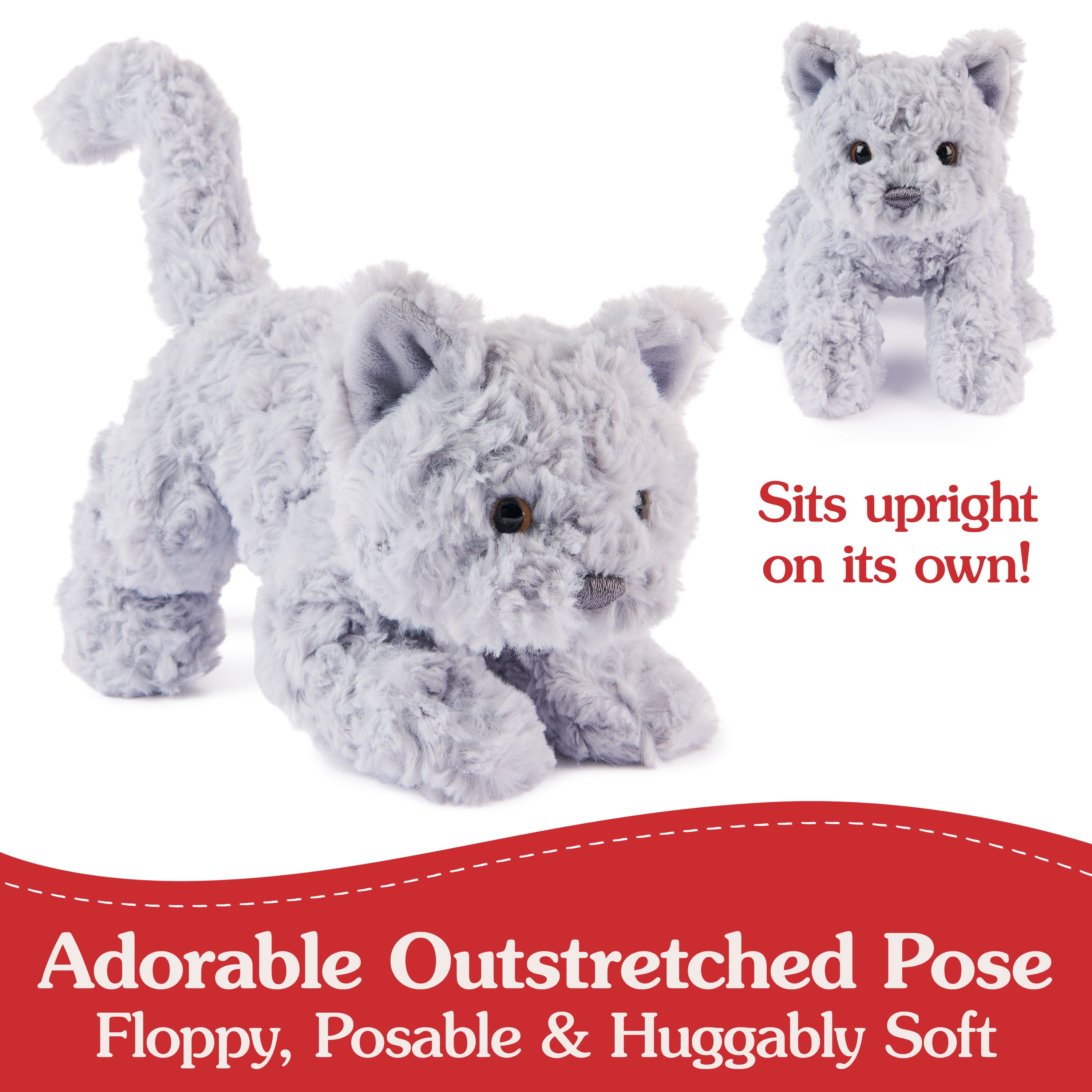 Bootsie English Blue Kitten, 9 in、mySite、pszhyizbm