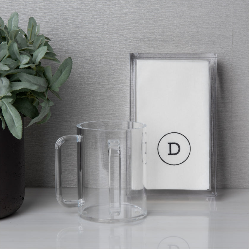  Black Circle Airlaid Napkins、mySite、elrpsem3k