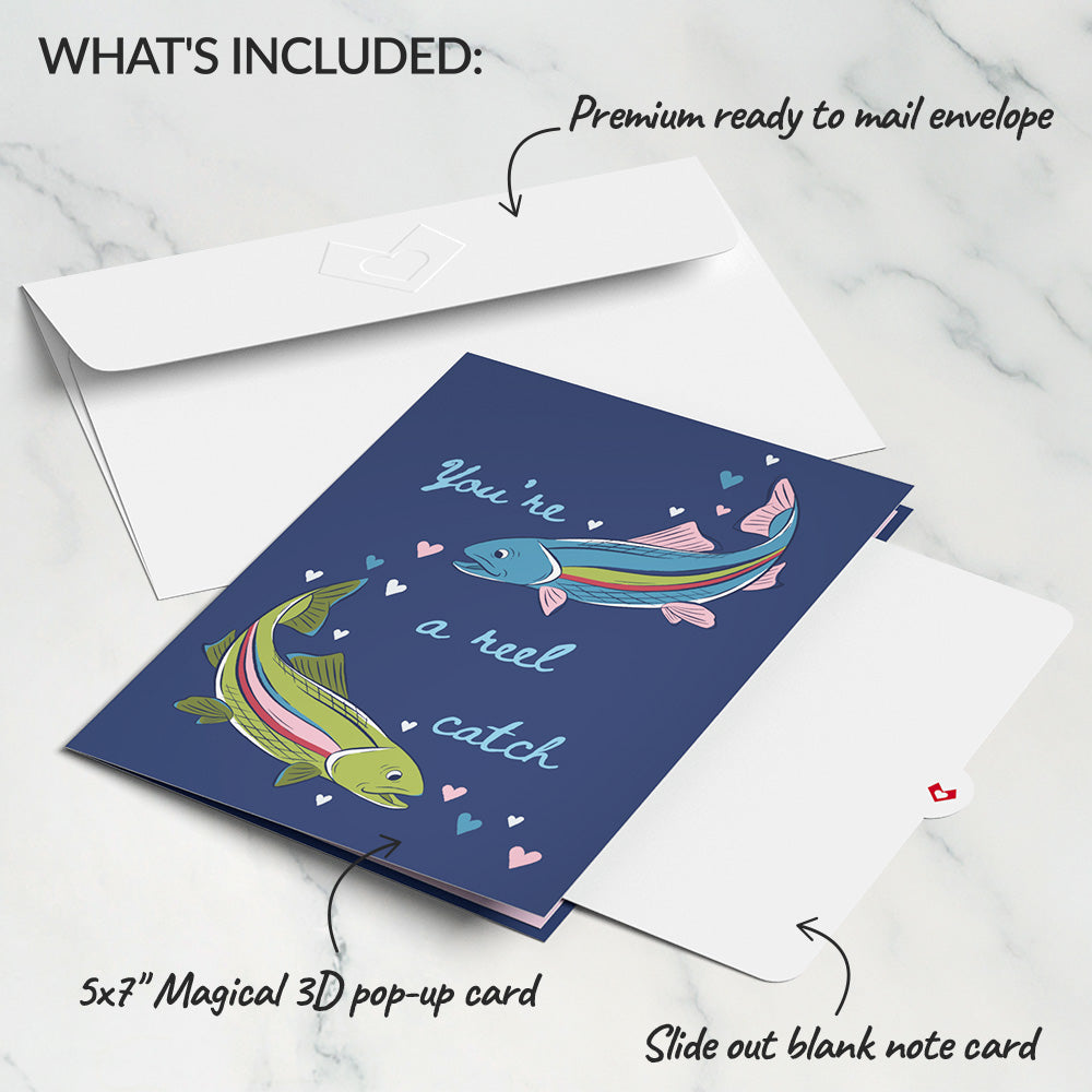 You’re a Reel Catch Fish Pop-Up Card、mySite、solidvoid