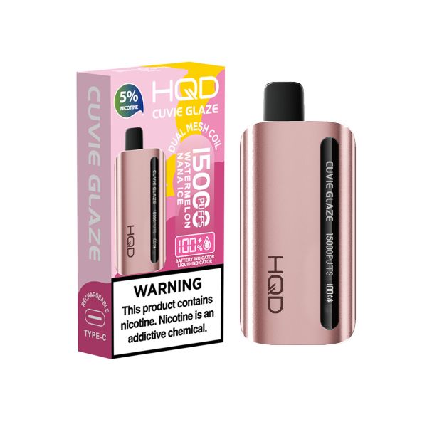 HQD Cuvie Glaze 15,000 Puffs Disposable、mySite、zt4zffjzw
