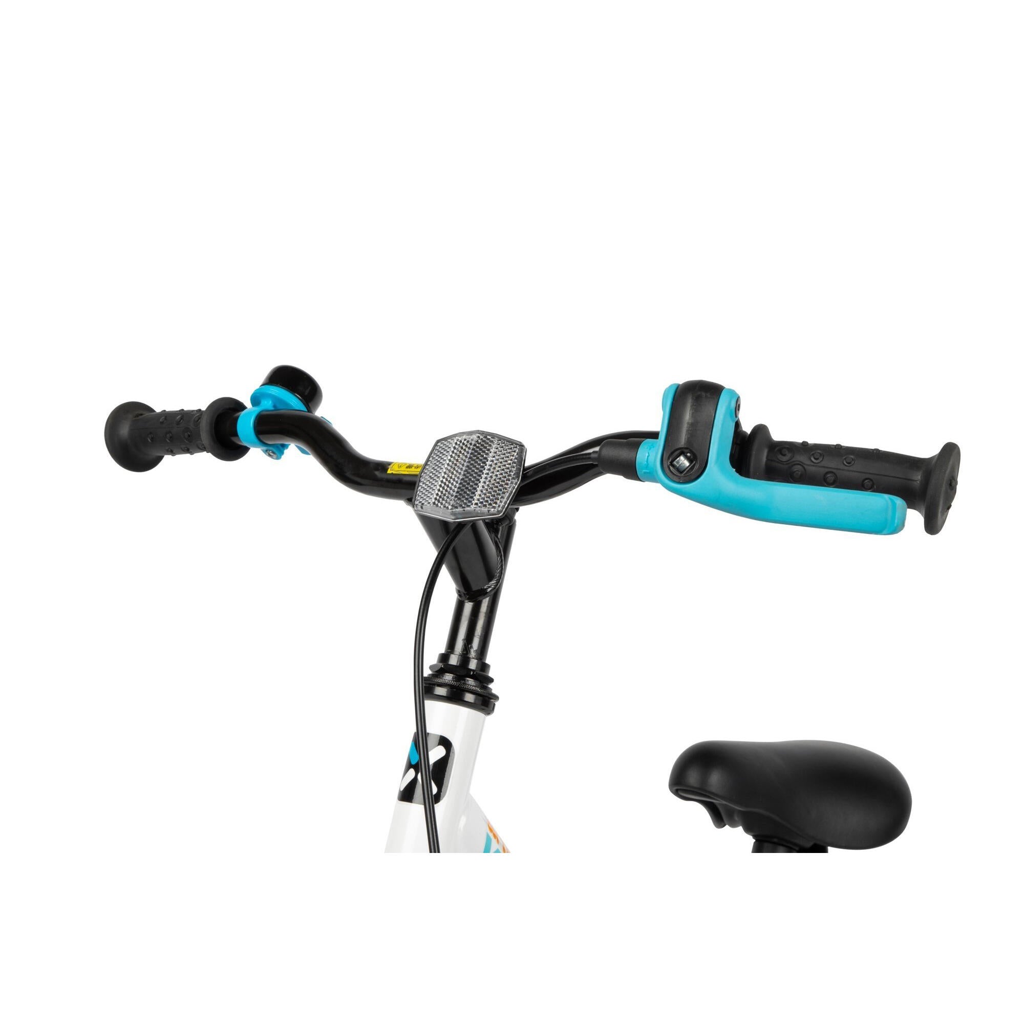 Btwin 100 Frosty Blue Hybrid Bike 16 Kids 3'7 to 4'0