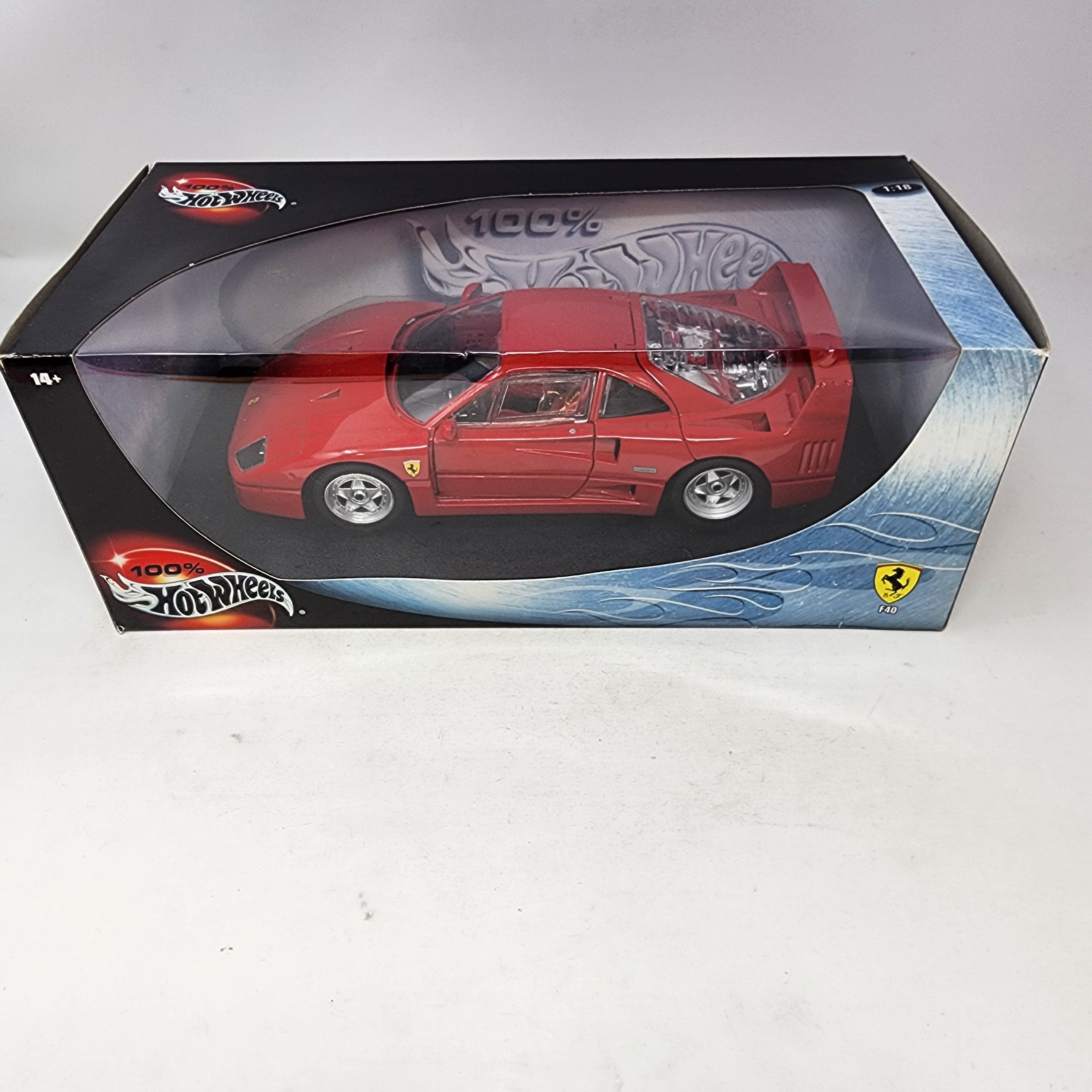 Ferrari F40 * 100% Hot Wheels 1/18 Scale、mySite、hgirdovlk