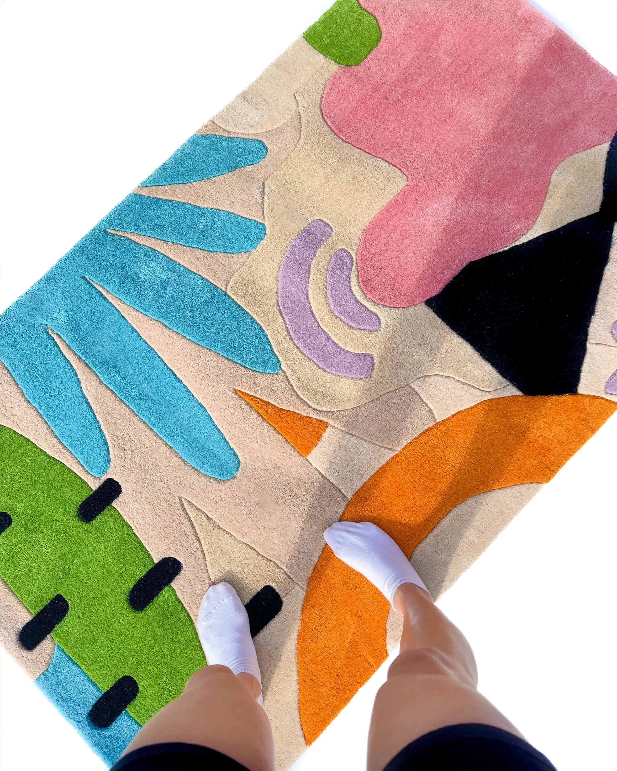 Tropical Paradise Hand Tufted New Zealand Wool Rug、mySite、gigharbornorthrealestate