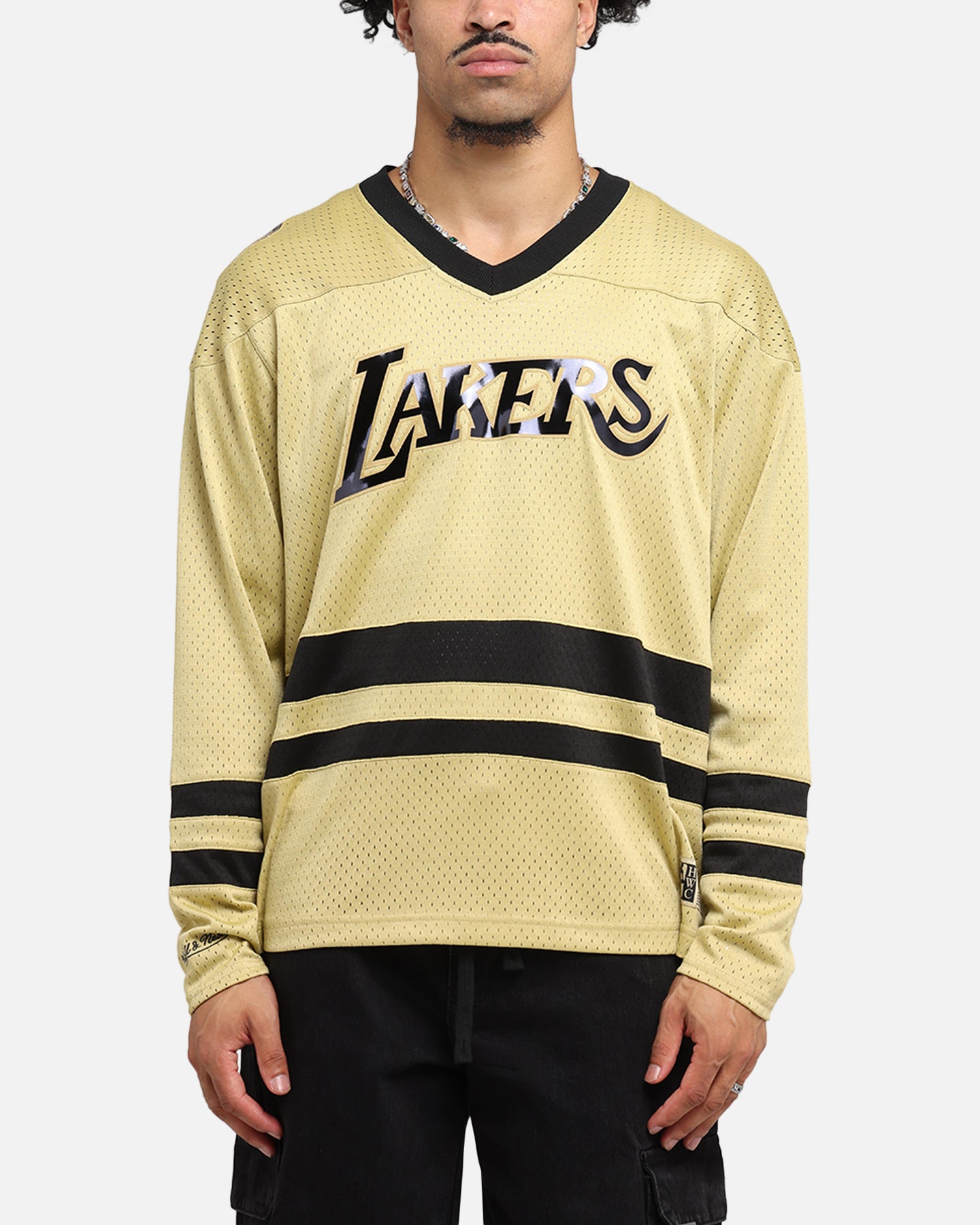 Mitchell & Ness Los Angeles Lakers Chrome Jersey Khaki、mySite、zt4zffjzw