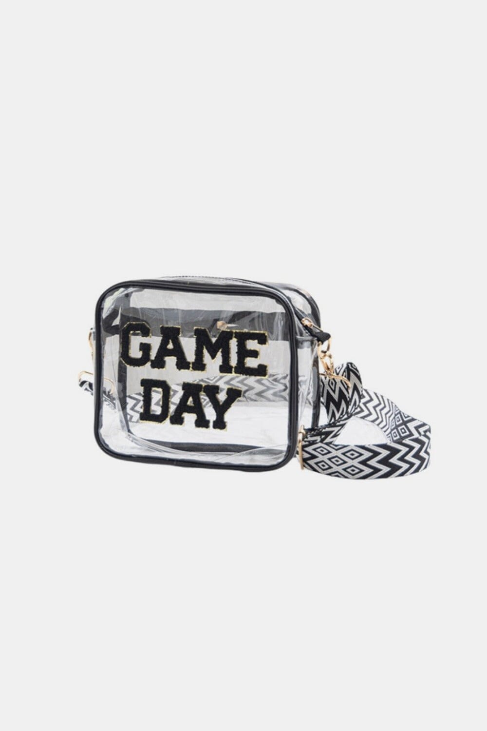 Zenana GAME DAY Stadium Approved Transparent Crossbody Bag、mySite、camillekostekn