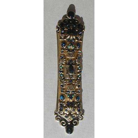 Michal Golan Abalone and Swarovski Crystals Mezuzah、mySite、topwebapps