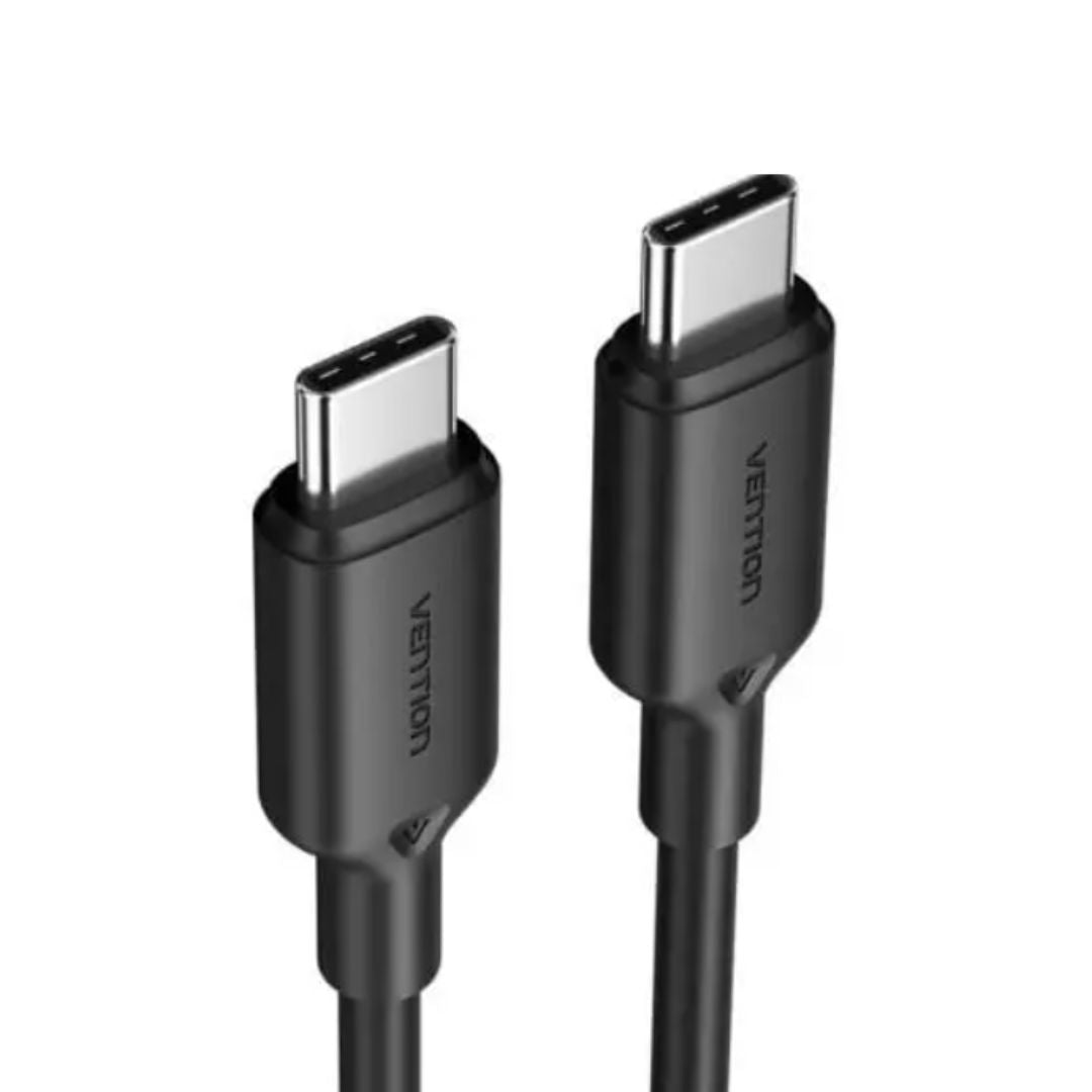 Cabo USB-C 60W - USB-C 480Mbps - Preto - 2.0m - Vention TRCBH、mySite、fannypackpong