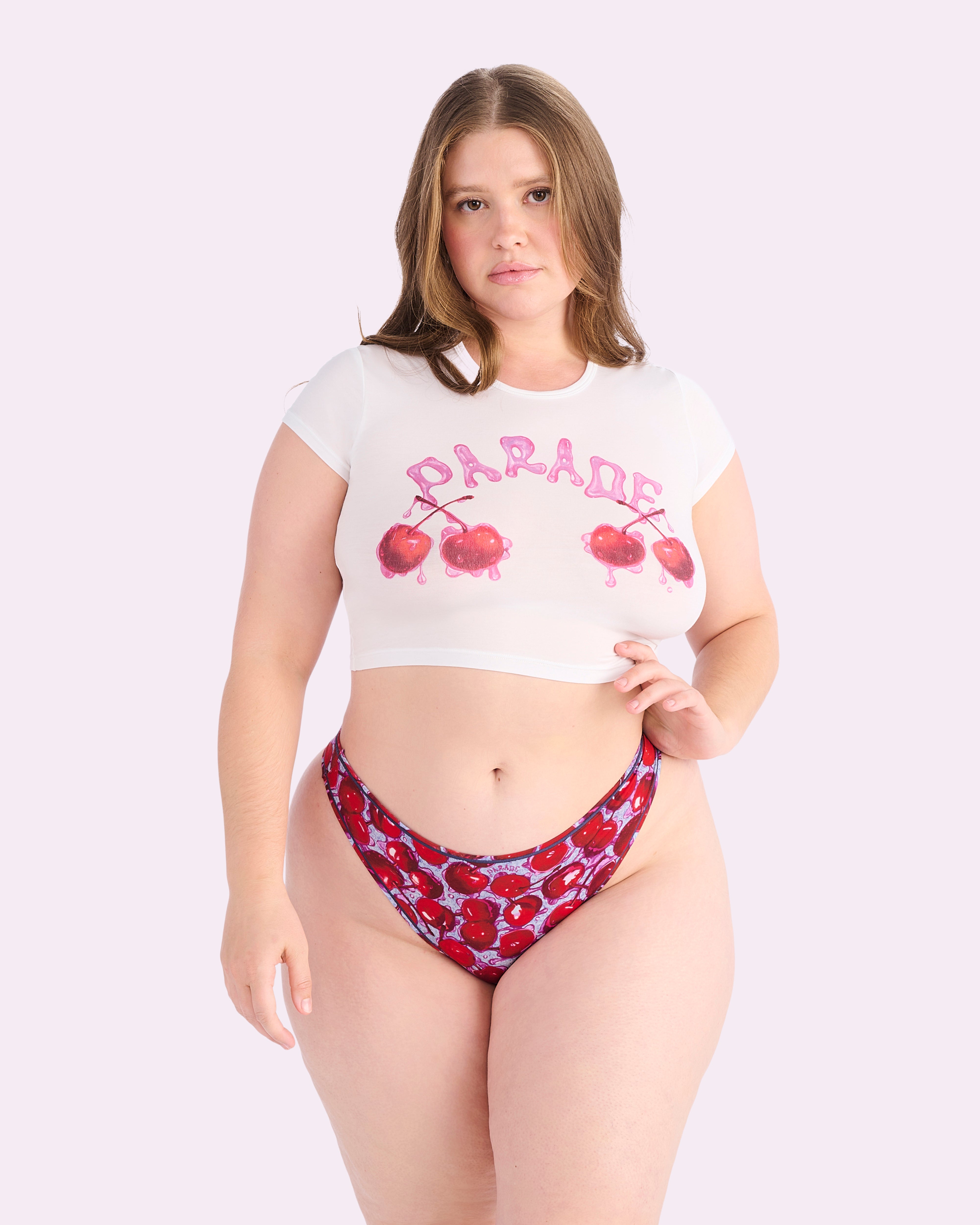 Ultra-Flattering High Rise Thong | New:Cotton (Wet Cherries)、mySite、bengalsvssteelers