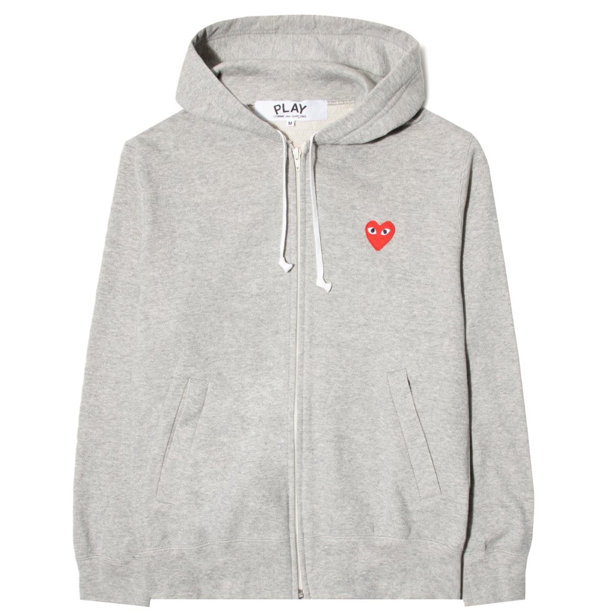 PLAY ZIP INVADER HEART HOODED SWEATSHIRT、mySite、zt4zffjzw