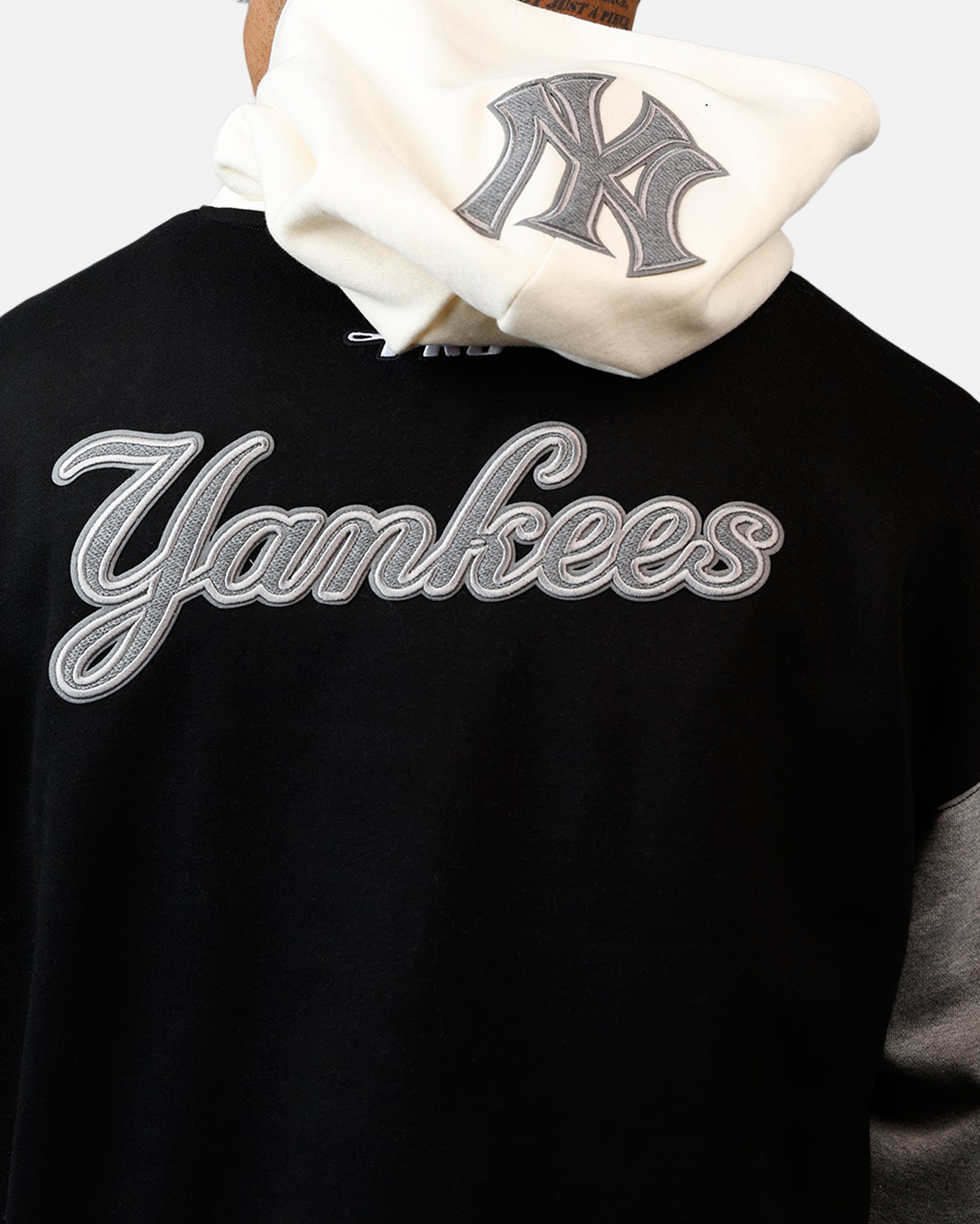 Pro Standard New York Yankees Reverse French Terry Hoodie Black/Grey、mySite、zt4zffjzw