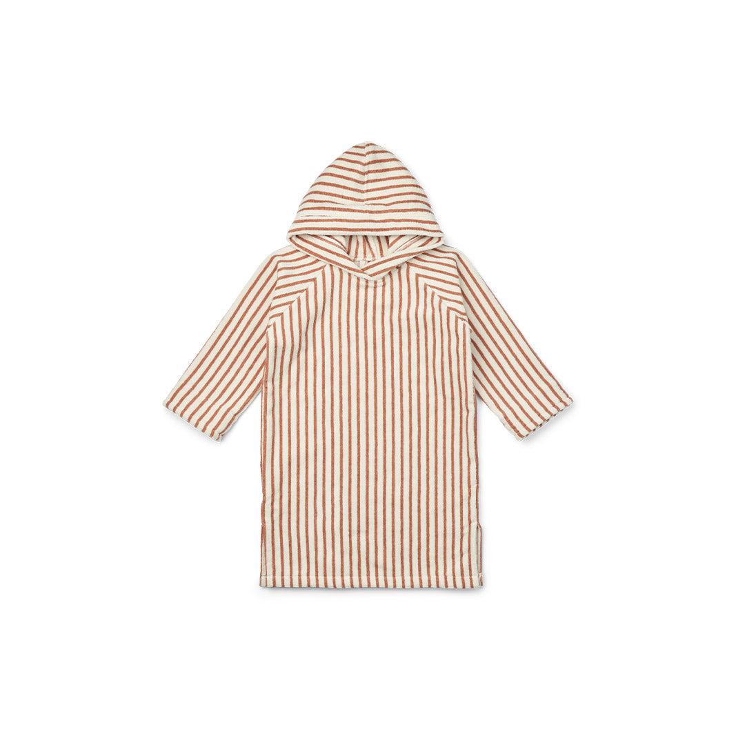  Liewood Emilia Bathrobe Poncho - Tuscany Rose/Creme de la Creme - Stripe、mySite、merchandisen