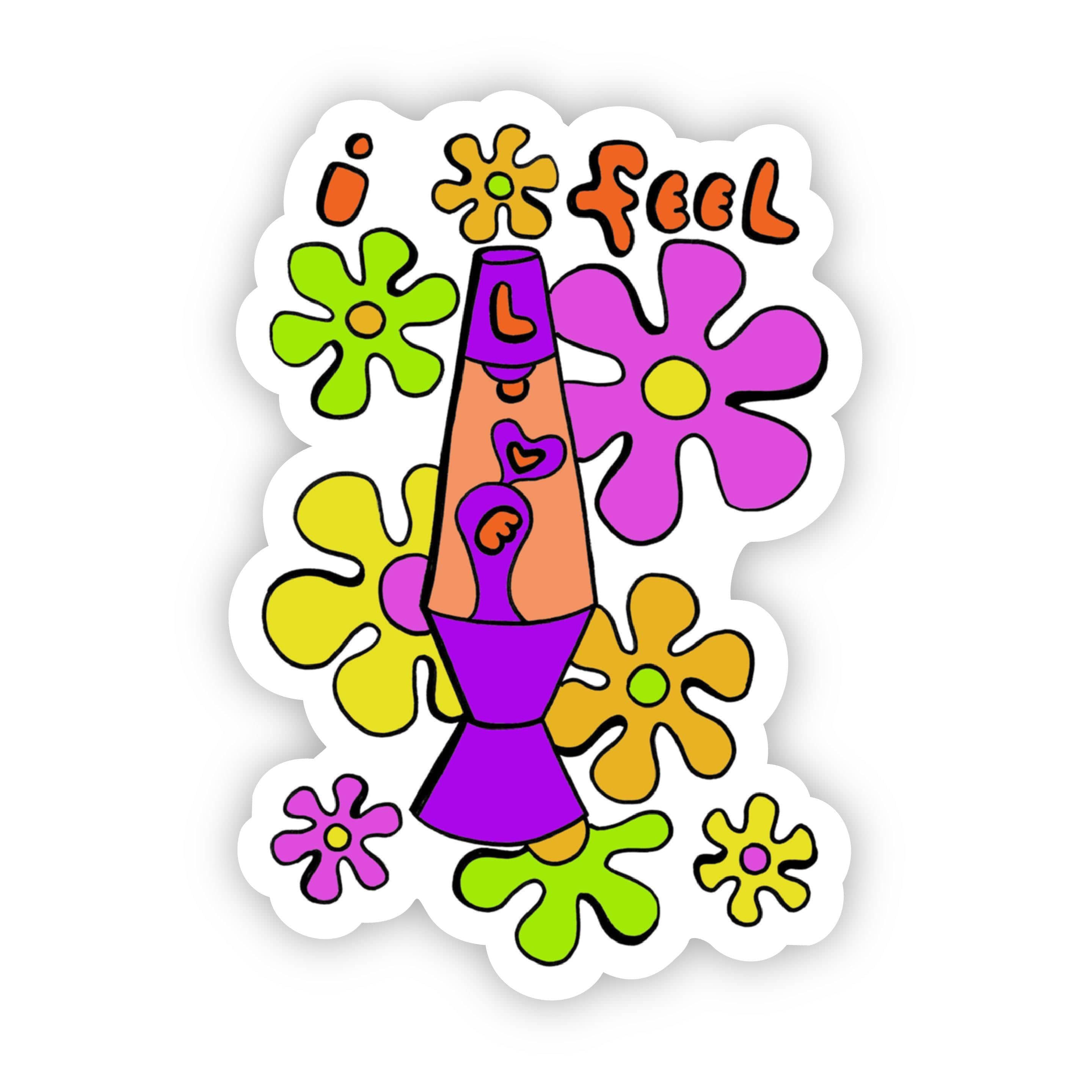  Feel Love Lava Lamp Sticker、mySite、elrpsem3k