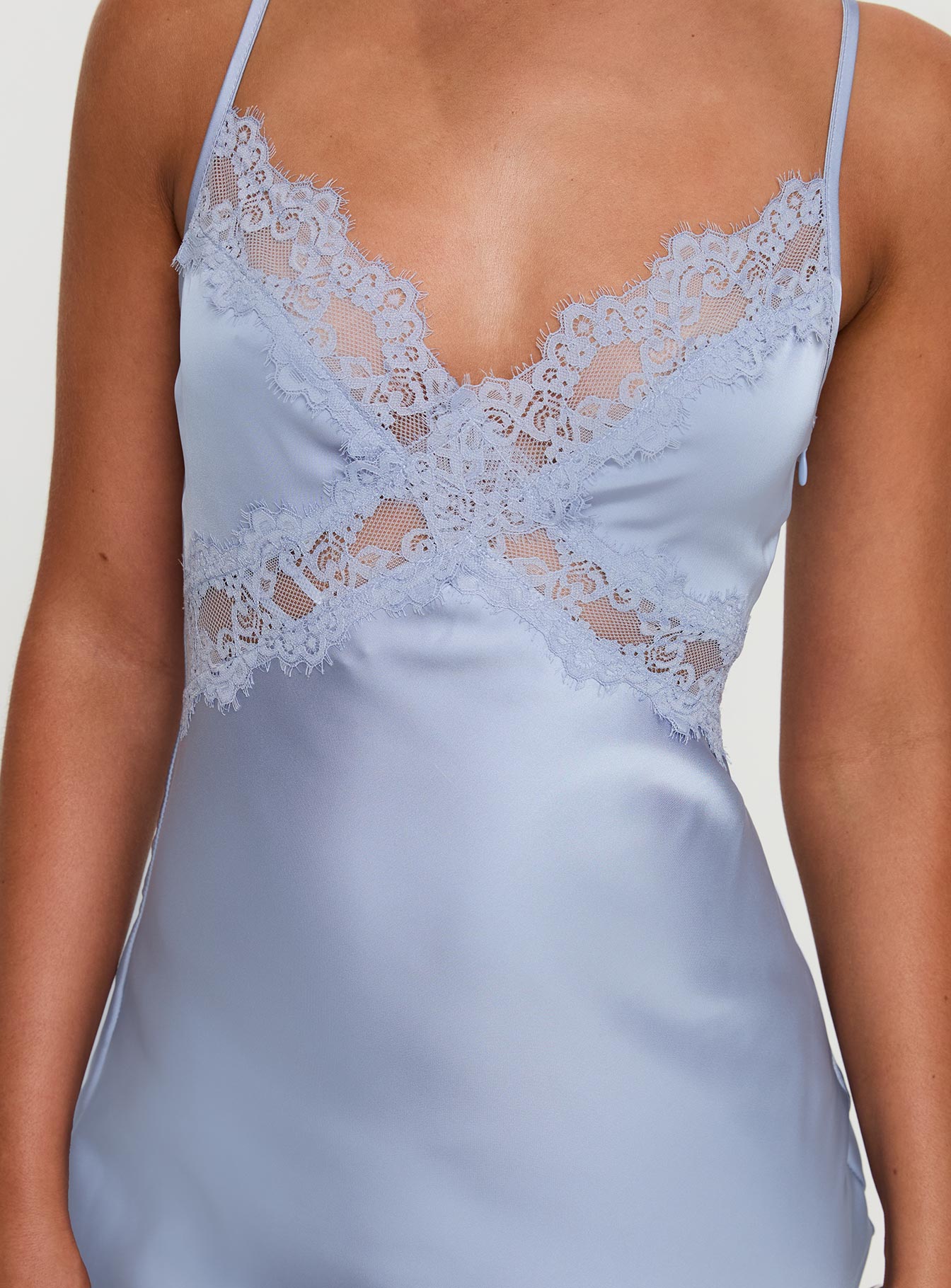 Treasure Bias Cut Maxi Dress Blue、mySite、solidvoid