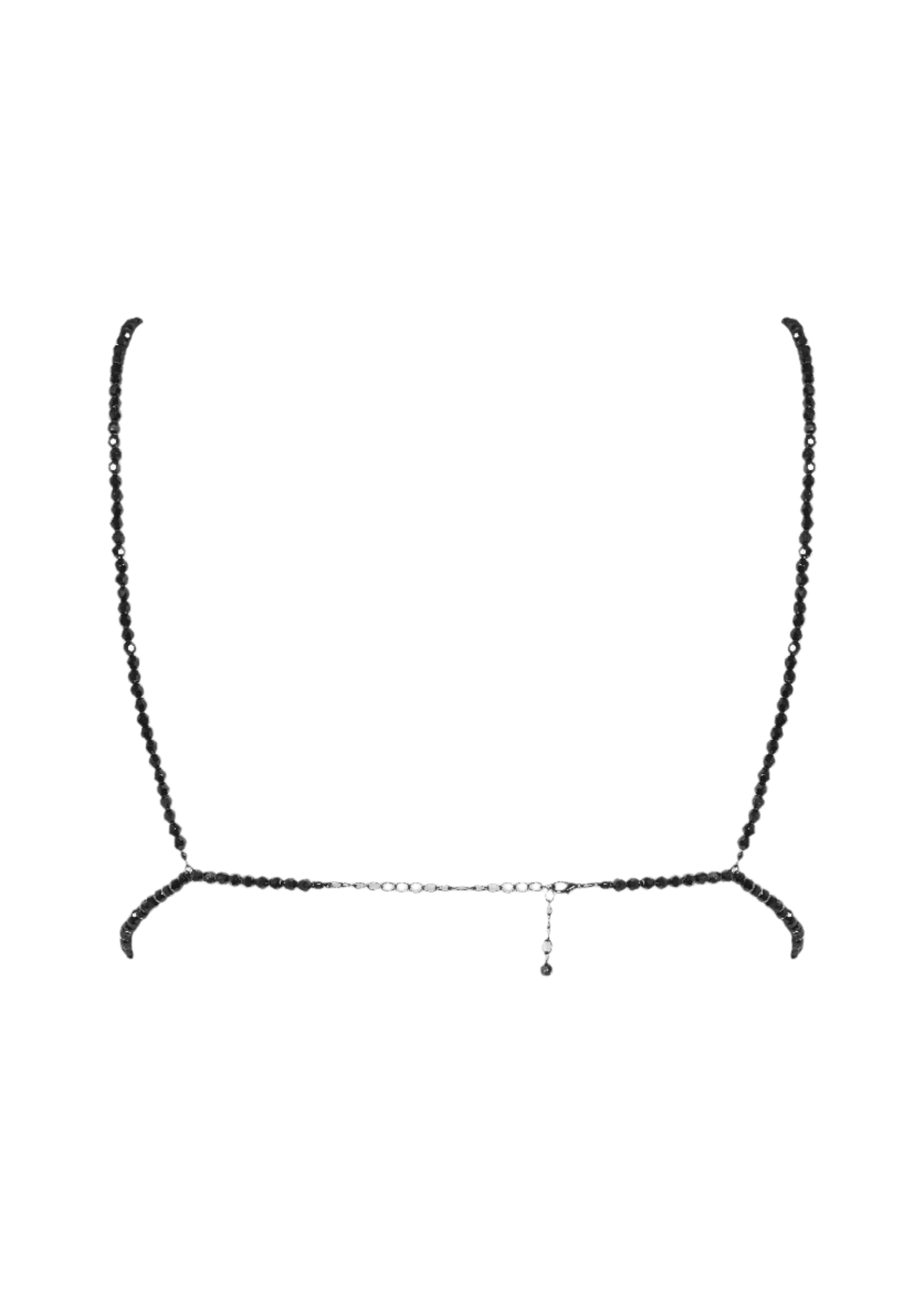  Les Fetiches - A Ton Cou Cupless Triangle Bra (Black)、mySite、justintrudeaud