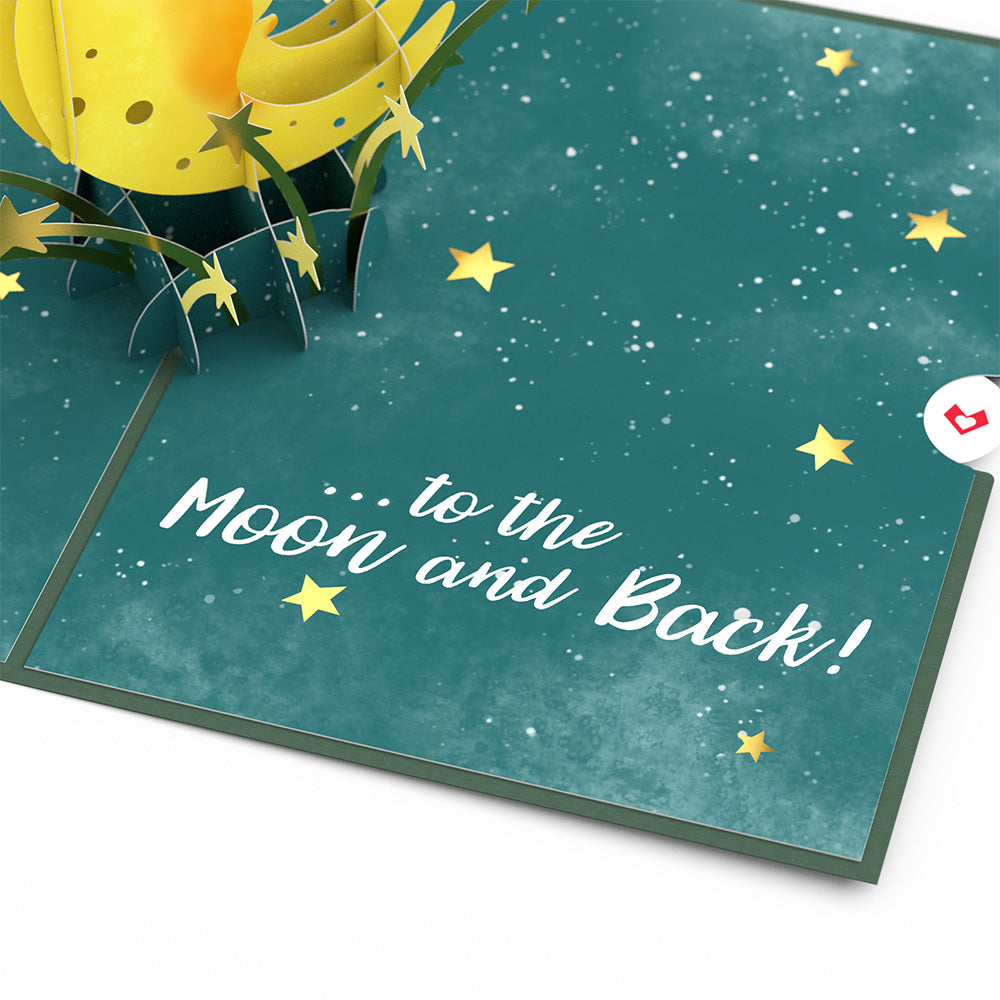 Love You to the Moon and Back Pop-Up Card、mySite、solidvoid