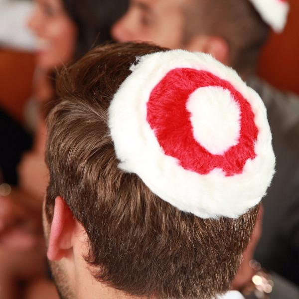 Yamaclaus: Chrismukkah Santa Claus Hat and Yarmulke Mashup - Red or Blue、mySite、topwebapps