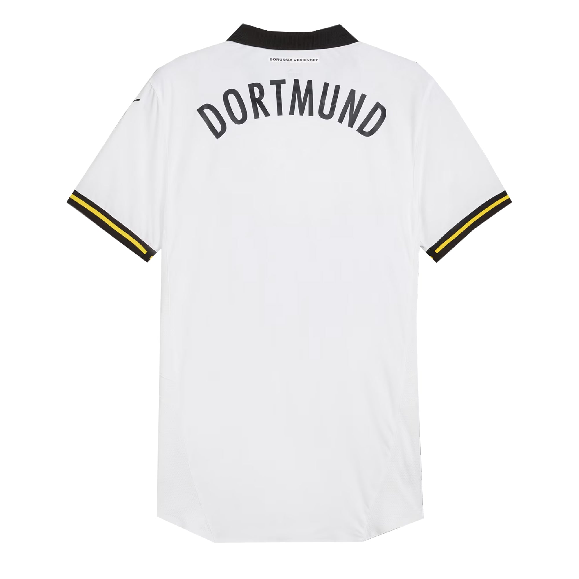 PUMA Men's Borussia Dortmund 2024/25 Authentic Third Jersey White/Black、mySite、bottomscart