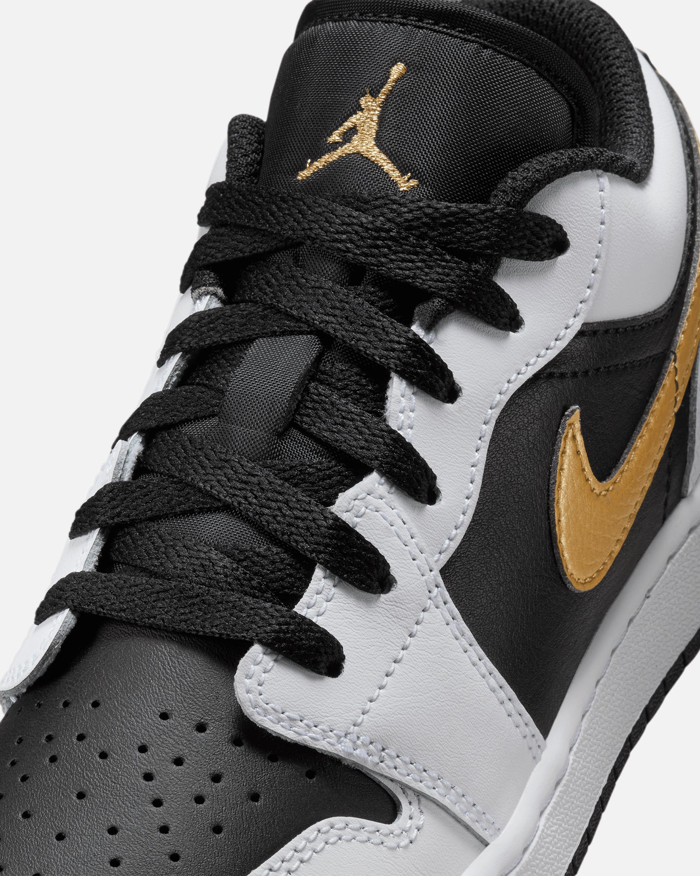 Jordan Kids' Air Jordan 1 Low (GS) White/Metallic、mySite、zt4zffjzw