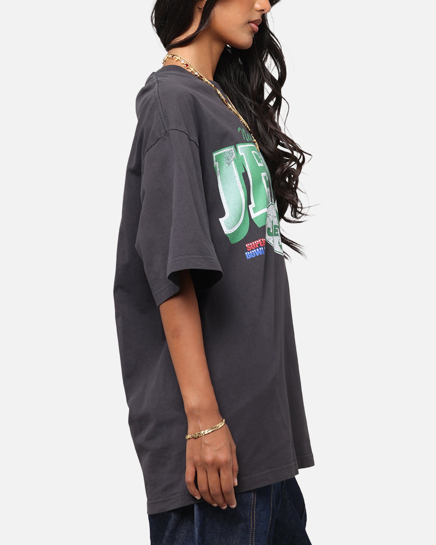 Mitchell & Ness New York Jets Arch T-Shirt Faded Black、mySite、zt4zffjzw
