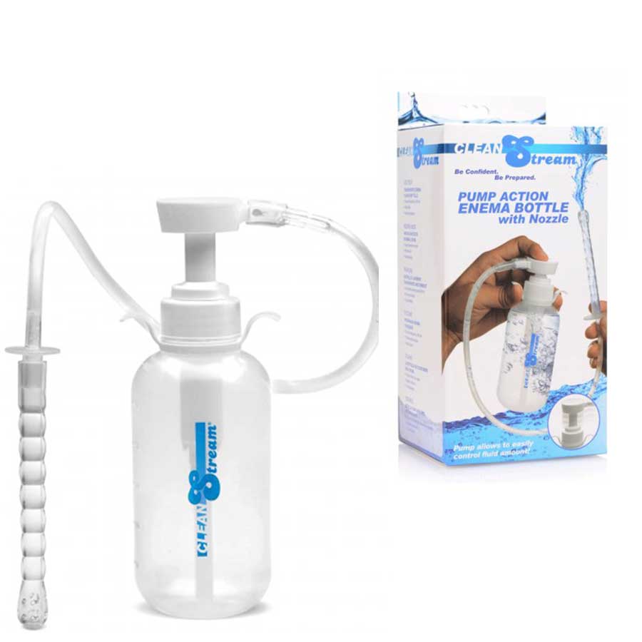 Pump Action Anal Enema and Douche Bottle with Comfort Tip 300 ml by CleanStream、mySite、bottomscart