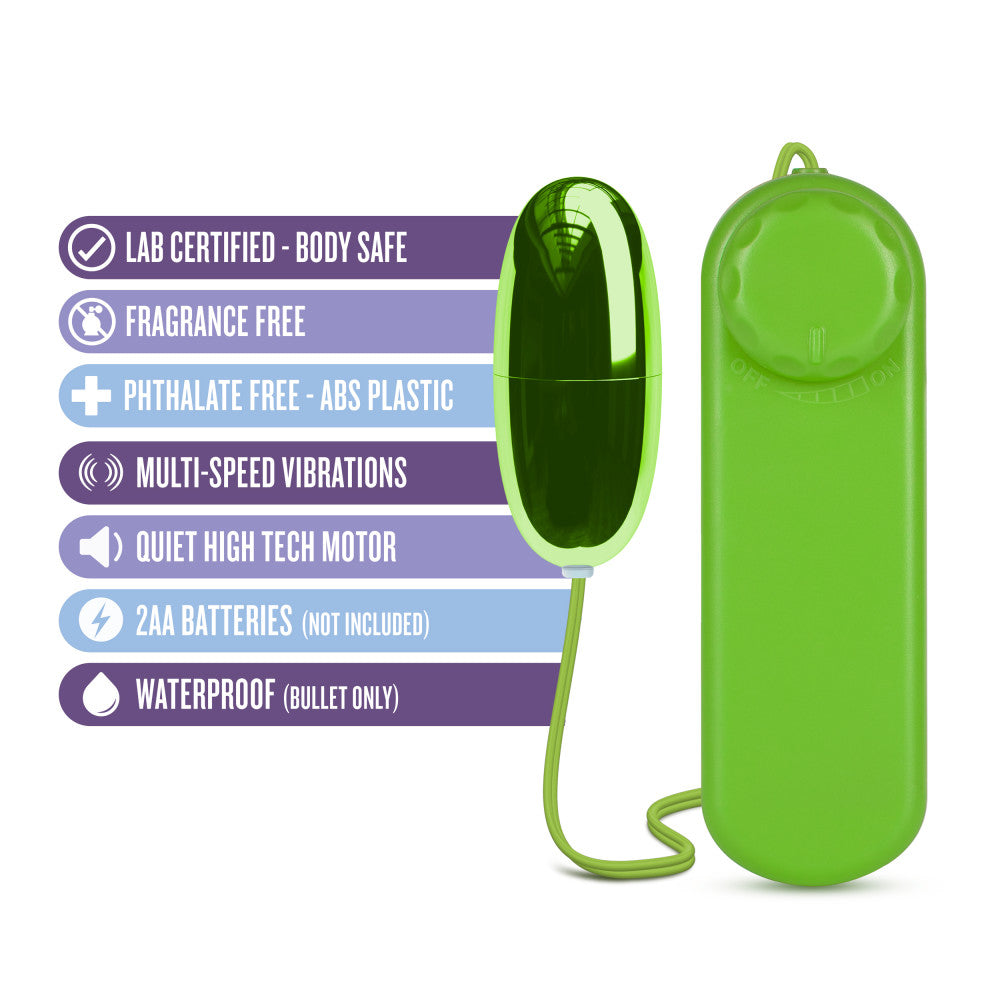 B Yours By Blush® | Power Bullet Lime 2.10-Inch Vibrating Bullet、mySite、bottomscart