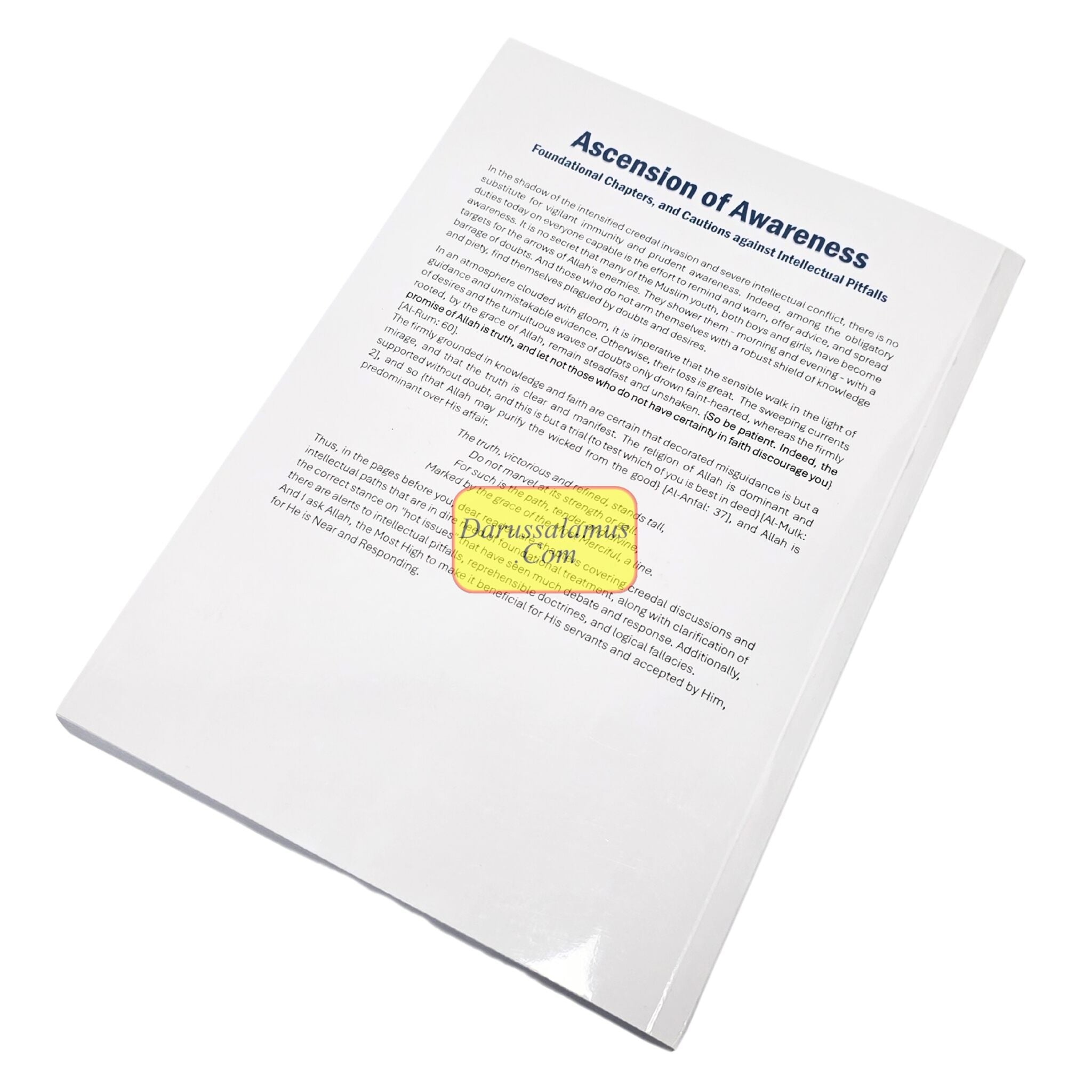 Ascension of Awareness Foundational by Dr Salih bin Abdulaziz bin Uthman Sindi、mySite、topwebapps