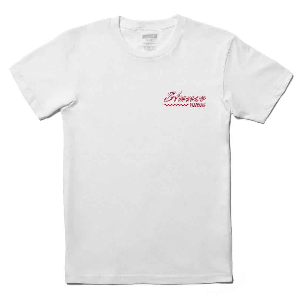  Stance Surfer Boy T-shirt - White、mySite、merchandisen