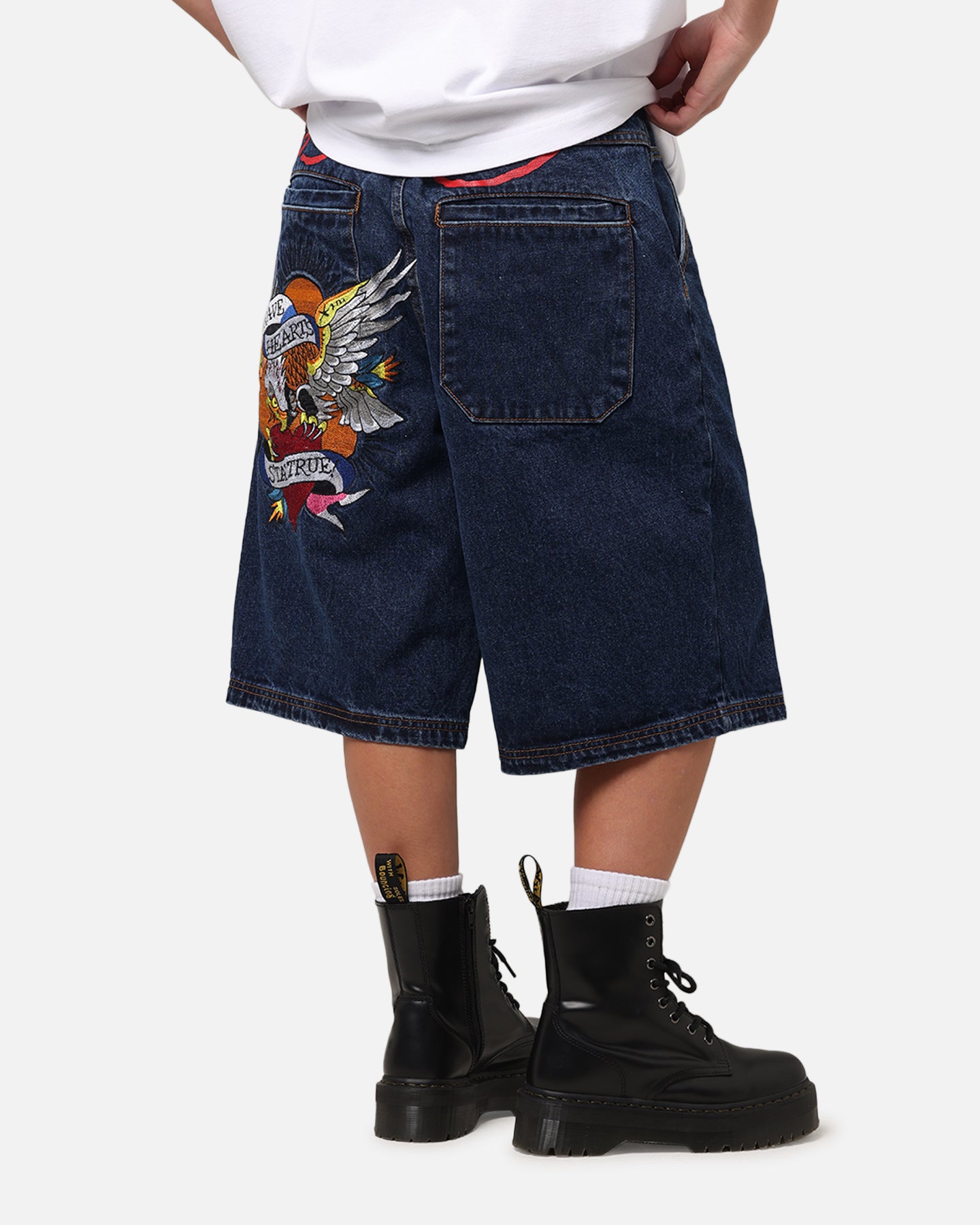 Ed Hardy Brave Hearts Jorts Indigo、mySite、zt4zffjzw