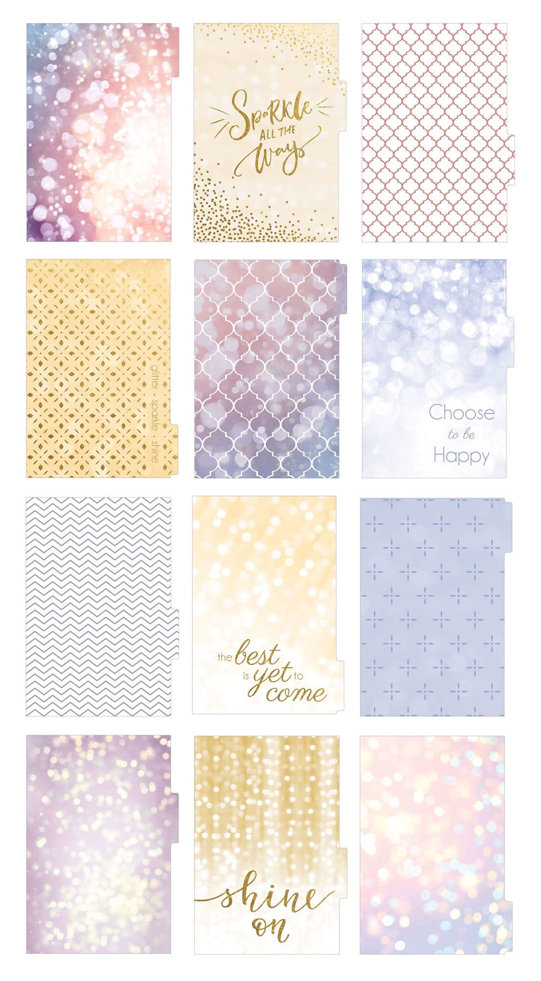  Weekly Planner - Shine Bright 12 Month Undated Mini、mySite、ghnorth