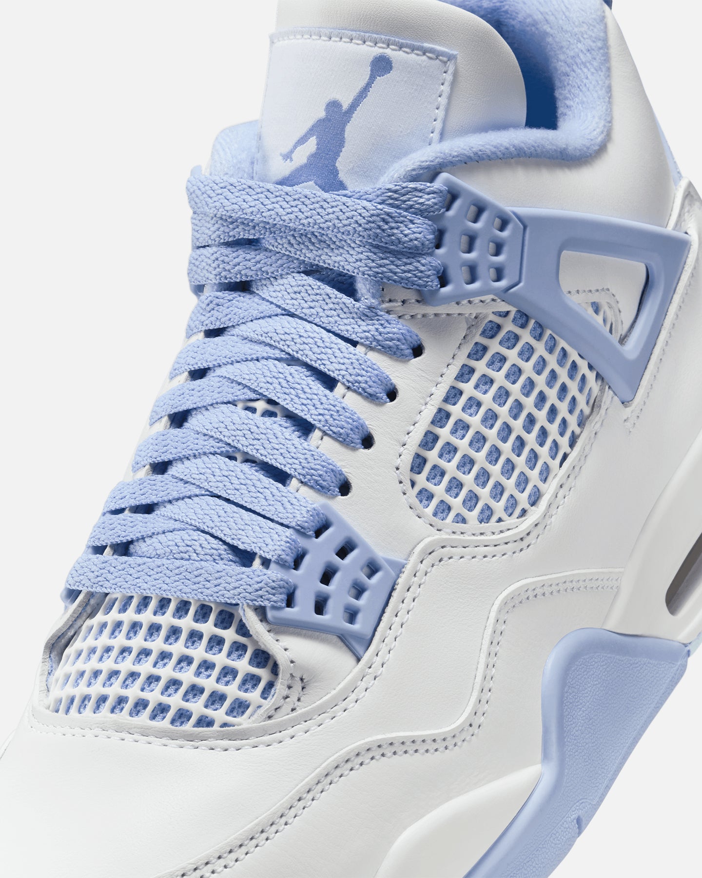 Jordan Women's Air Jordan 4 Retro Aluminum White/Aluminum Blue、mySite、zt4zffjzw