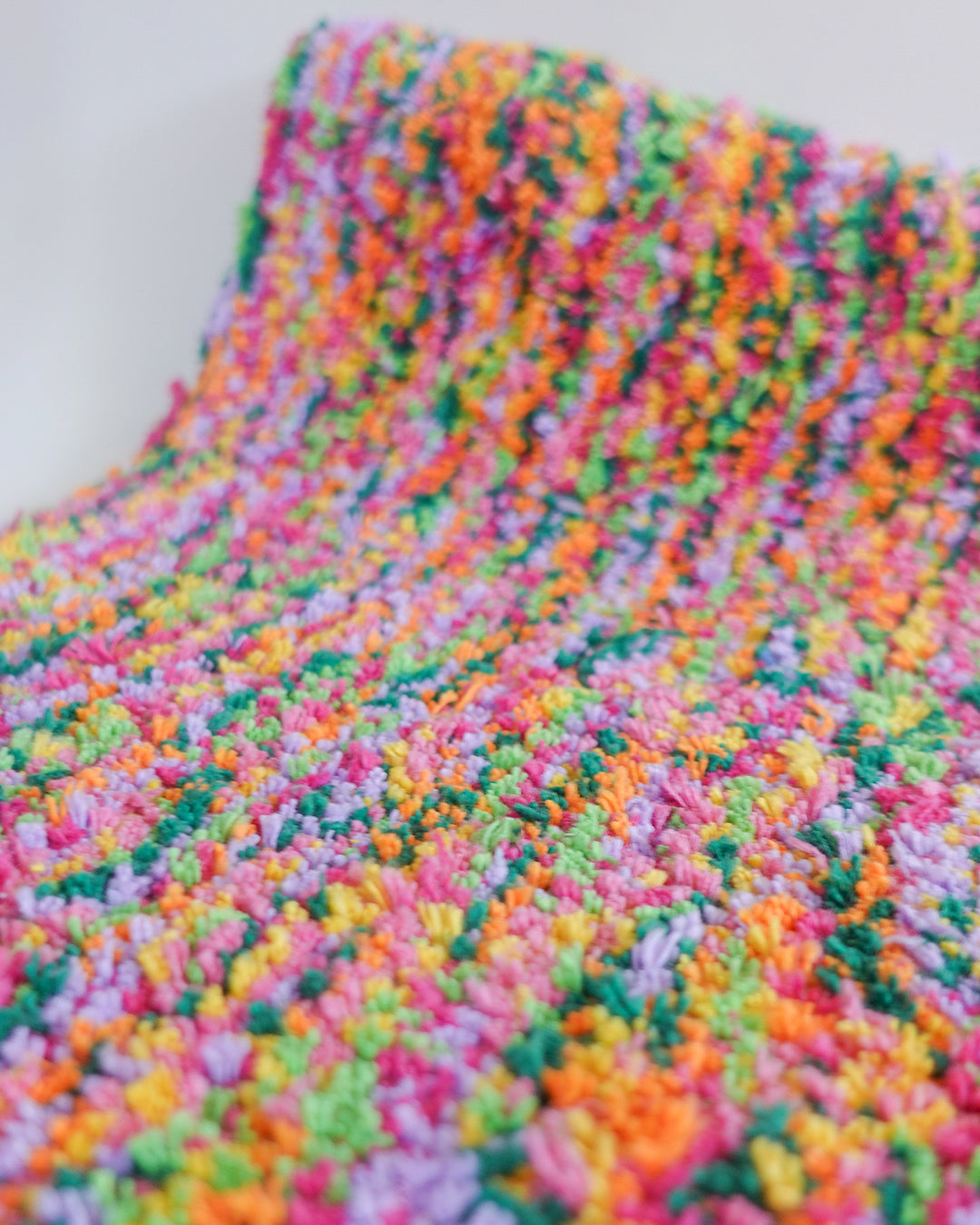 One of a Kind Tropical Rainbow Recycled Cotton Tufted Rug、mySite、gigharbornorthrealestate