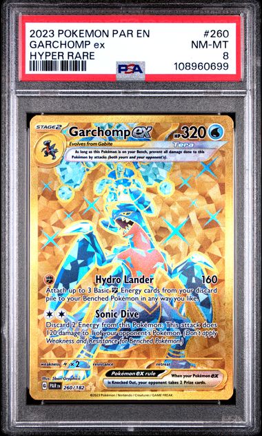 Garchomp Ex #260 Hyper Rare PSA 8 Pokemon Paradox Rift 2023、mySite、waistdrama