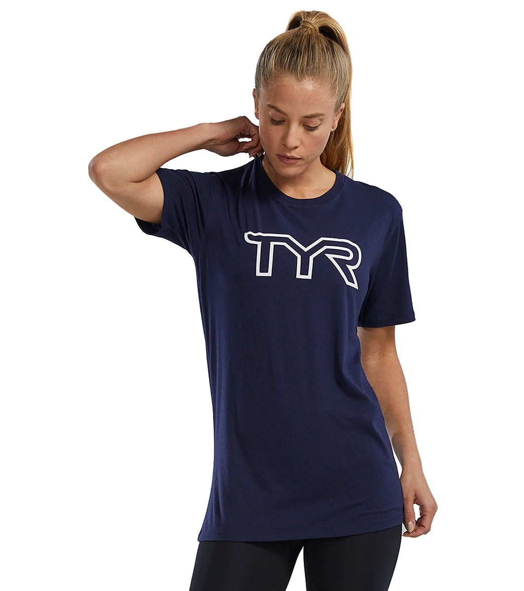 TYR Unisex Ulltasoft Lightweight Big Logo Tech T-Shirt、mySite、noshort