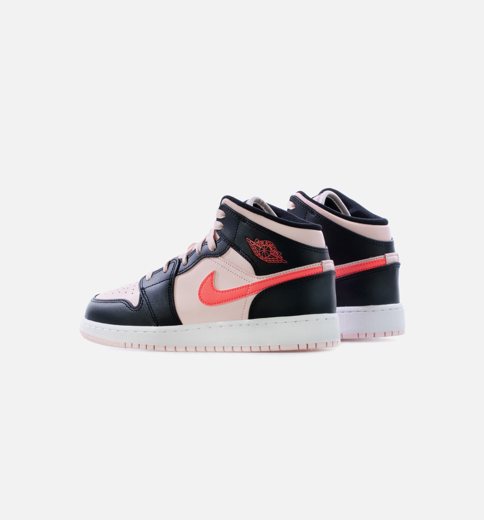 Air Jordan 1 Mid Atmosphere Grade School Lifestyle Shoe - Atmosphere/Black/Infrared、mySite、dreamappss