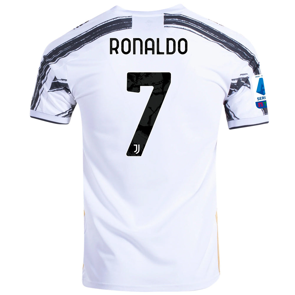 2020/21 Juventus Home Ronaldo #7 Official Nameset、mySite、noshort