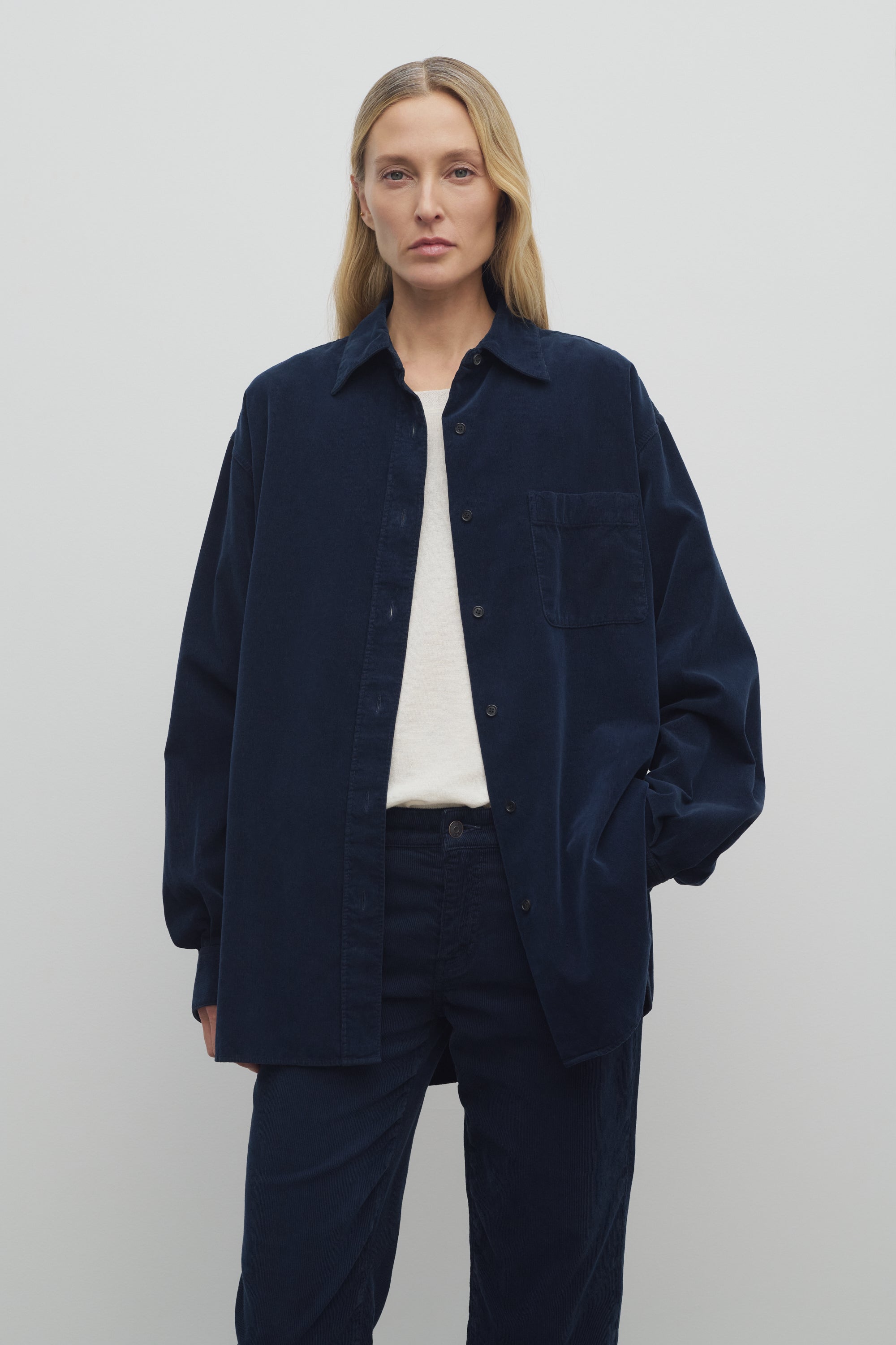 Nesson Shirt in Cotton、mySite、aoinhome